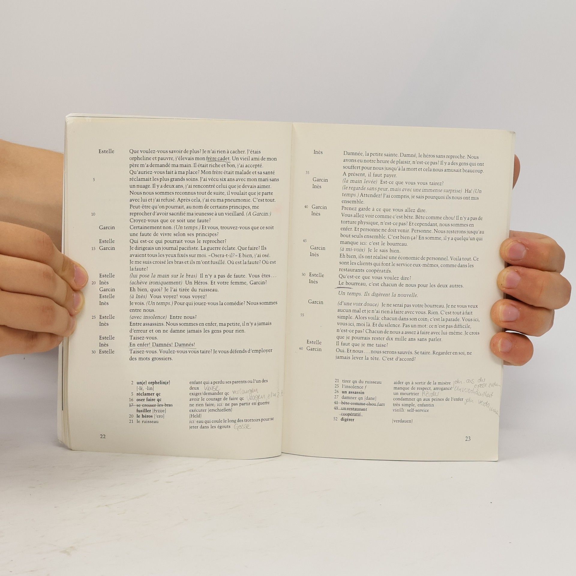 Jean-Paul Sartre Huis clos: texte et documents