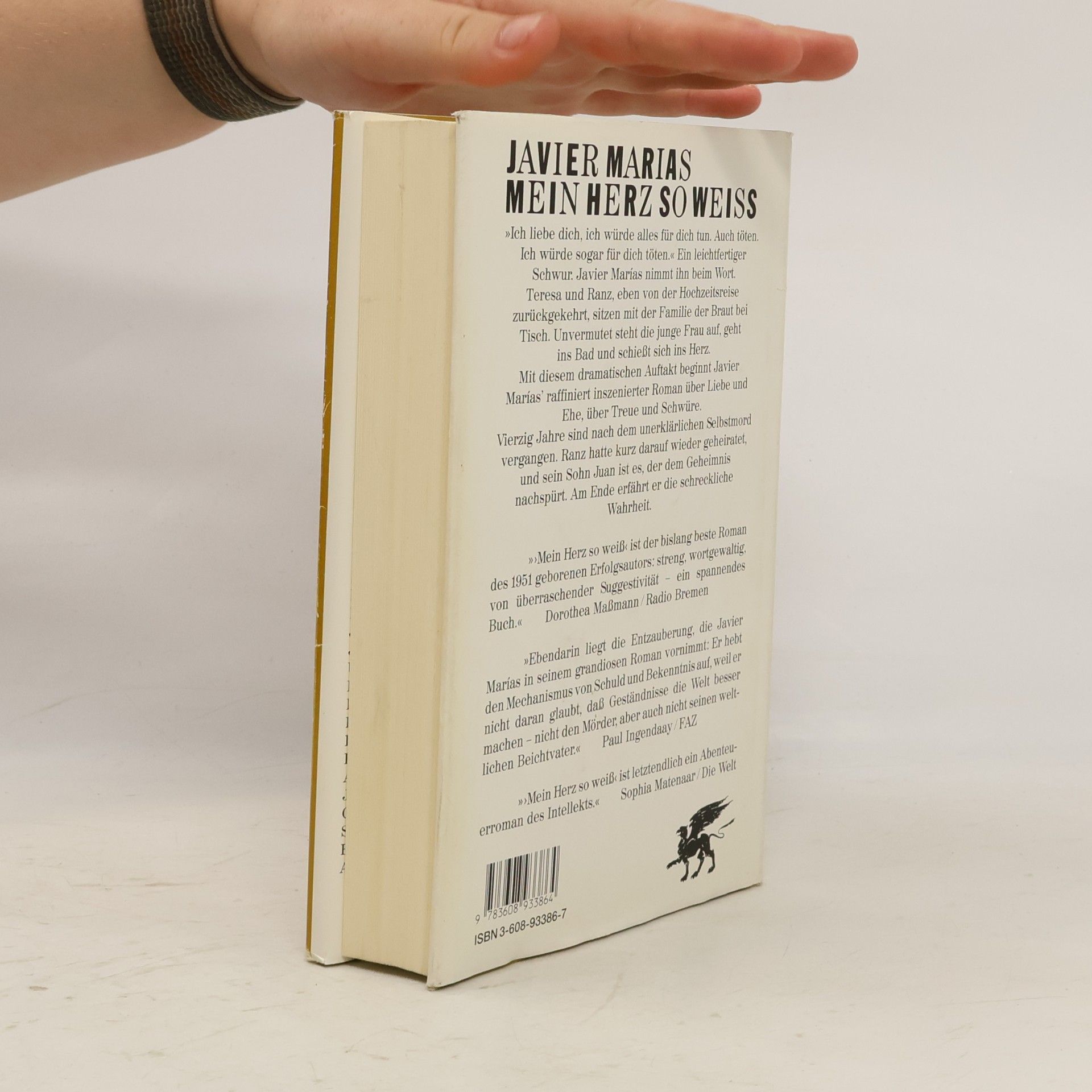 Javier Marías Mein Herz So Weiss