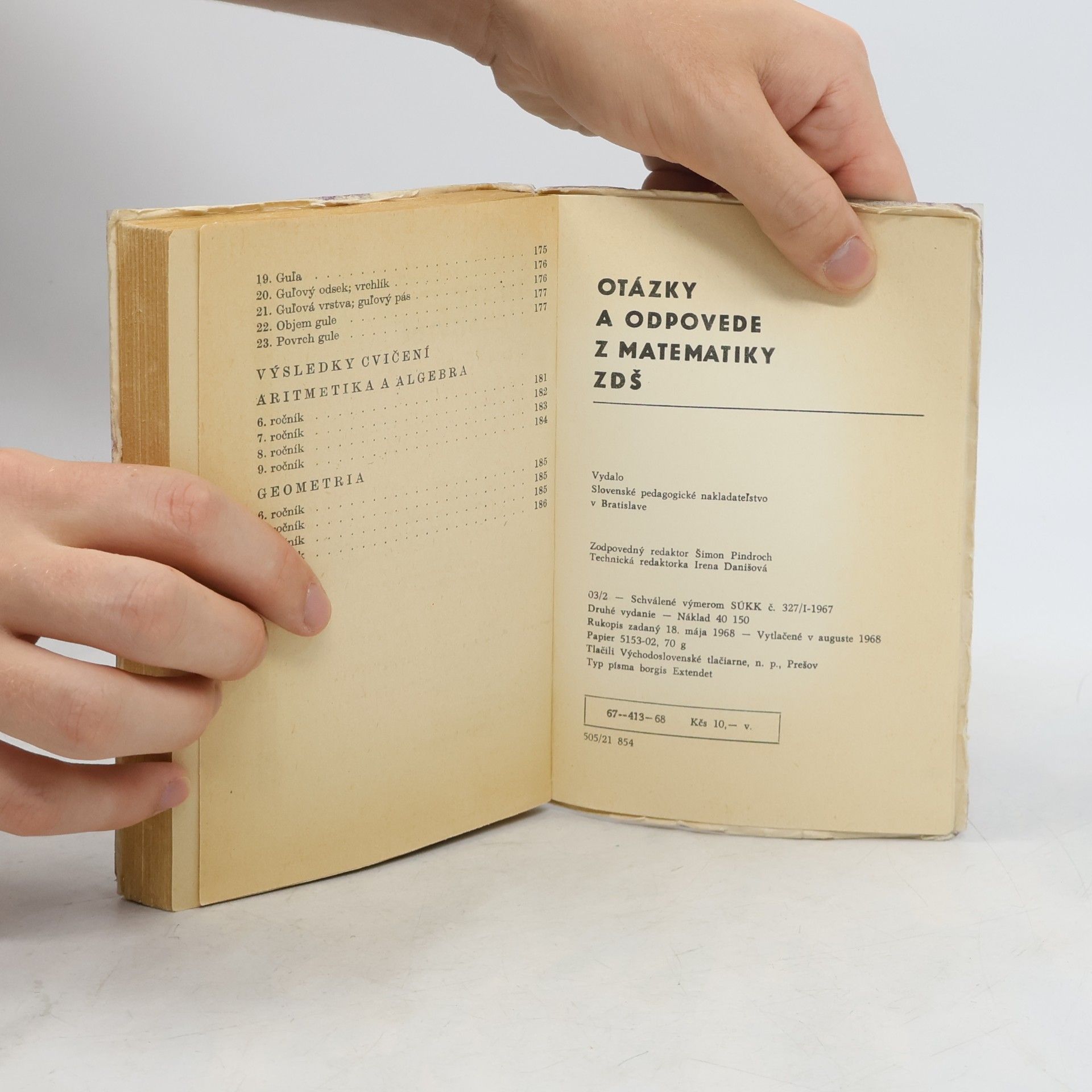 Autorenkollektiv Otázky a odpovede z matematiky ZDŠ