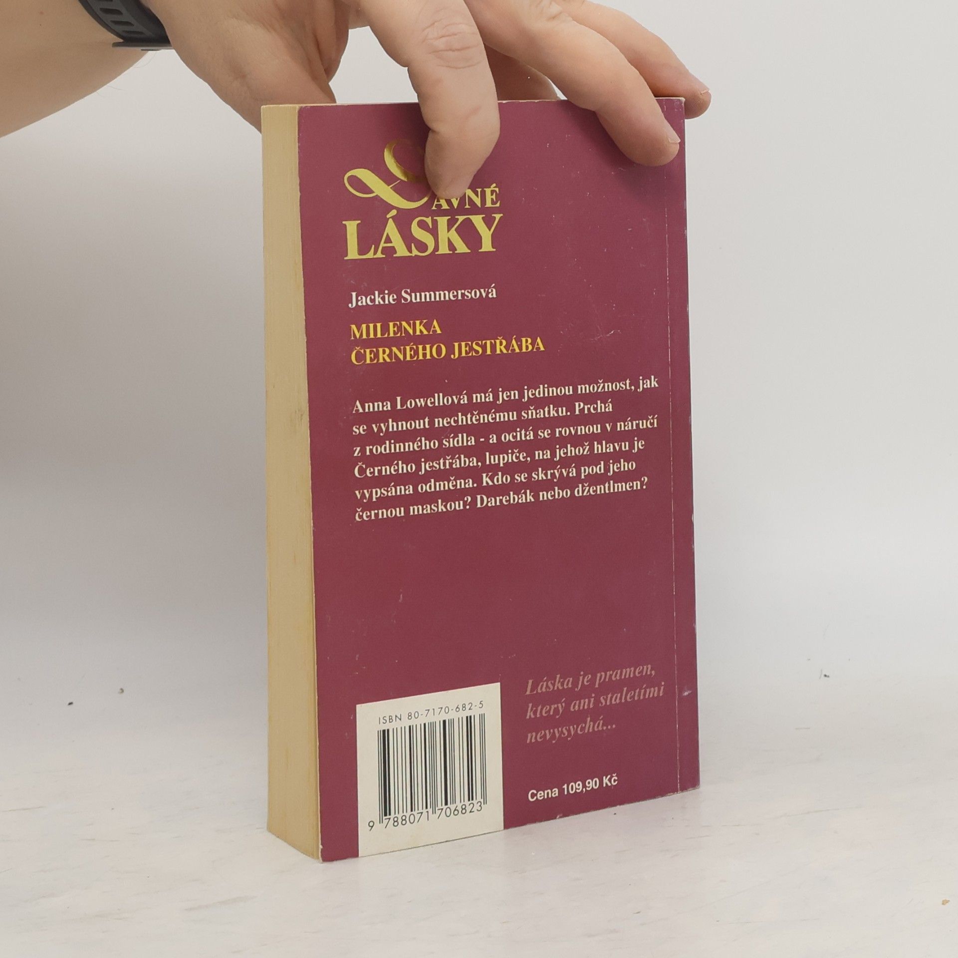 Jackie Summers Dávné lásky : historická romance, Milenka Černého jestřába