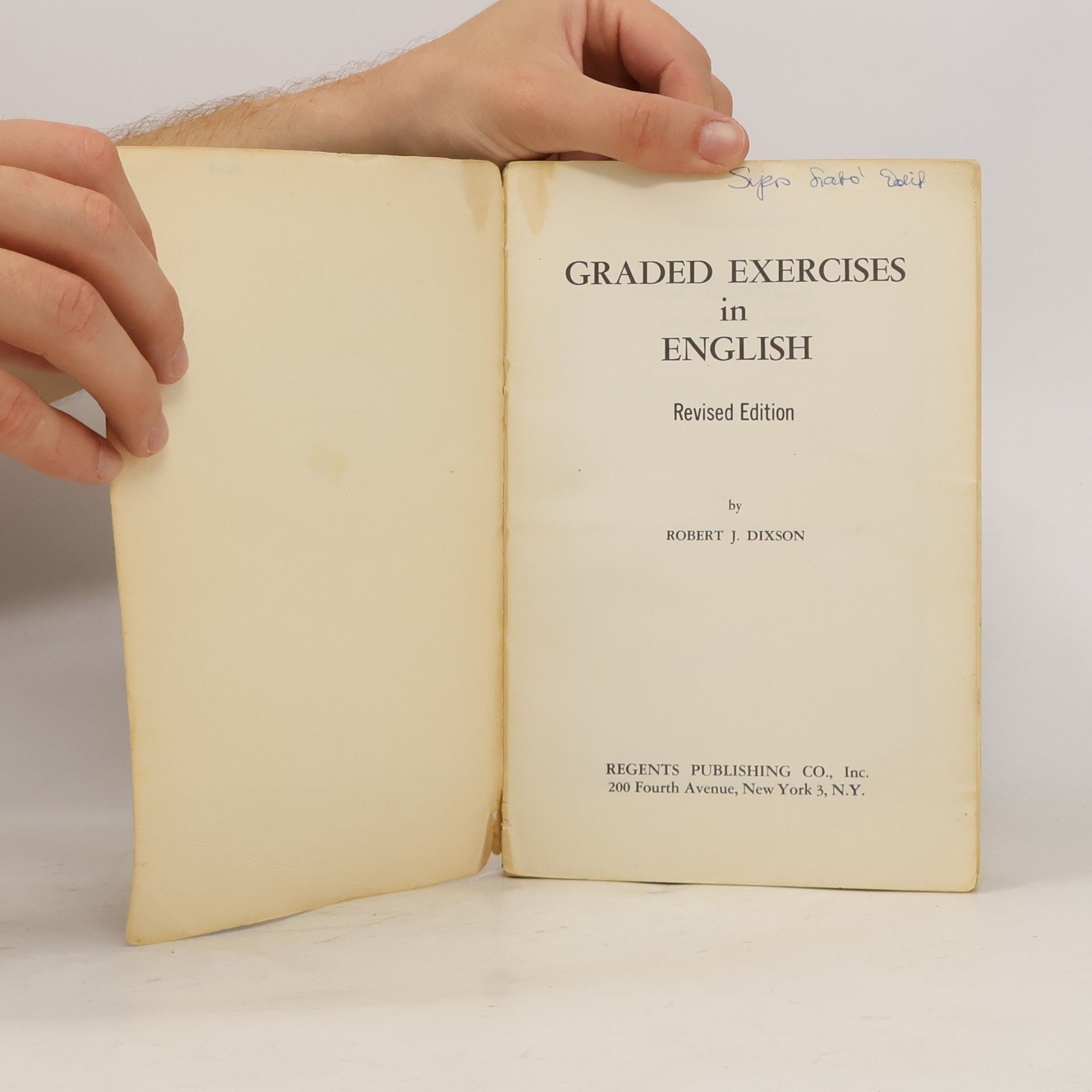 Robert J. Dixson Graded Exercises in English
