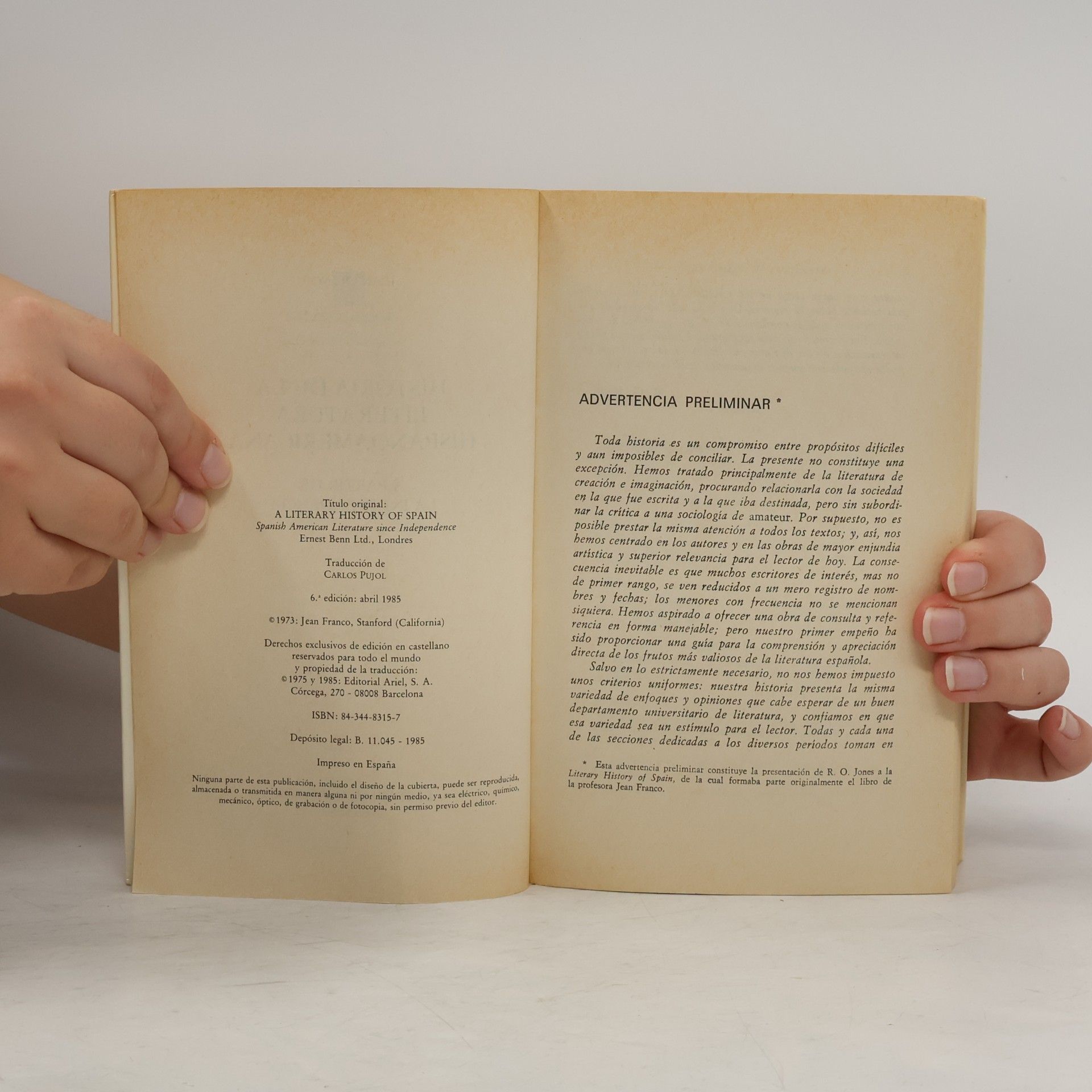 Jean Franco Ariel Letras - 1: Historia de la literatura hispanoamericana