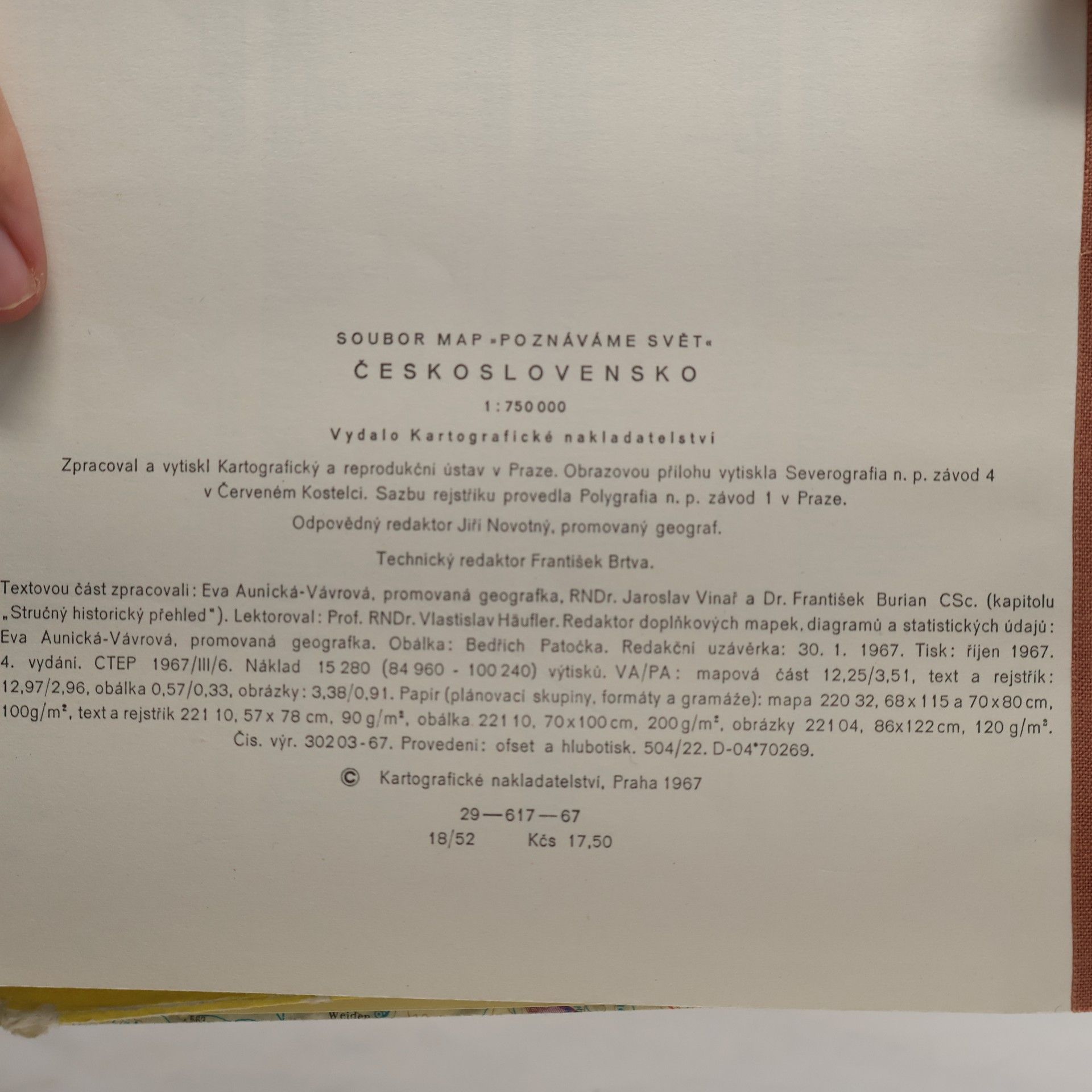Autorenkollektiv Poznáváme svět. Československo