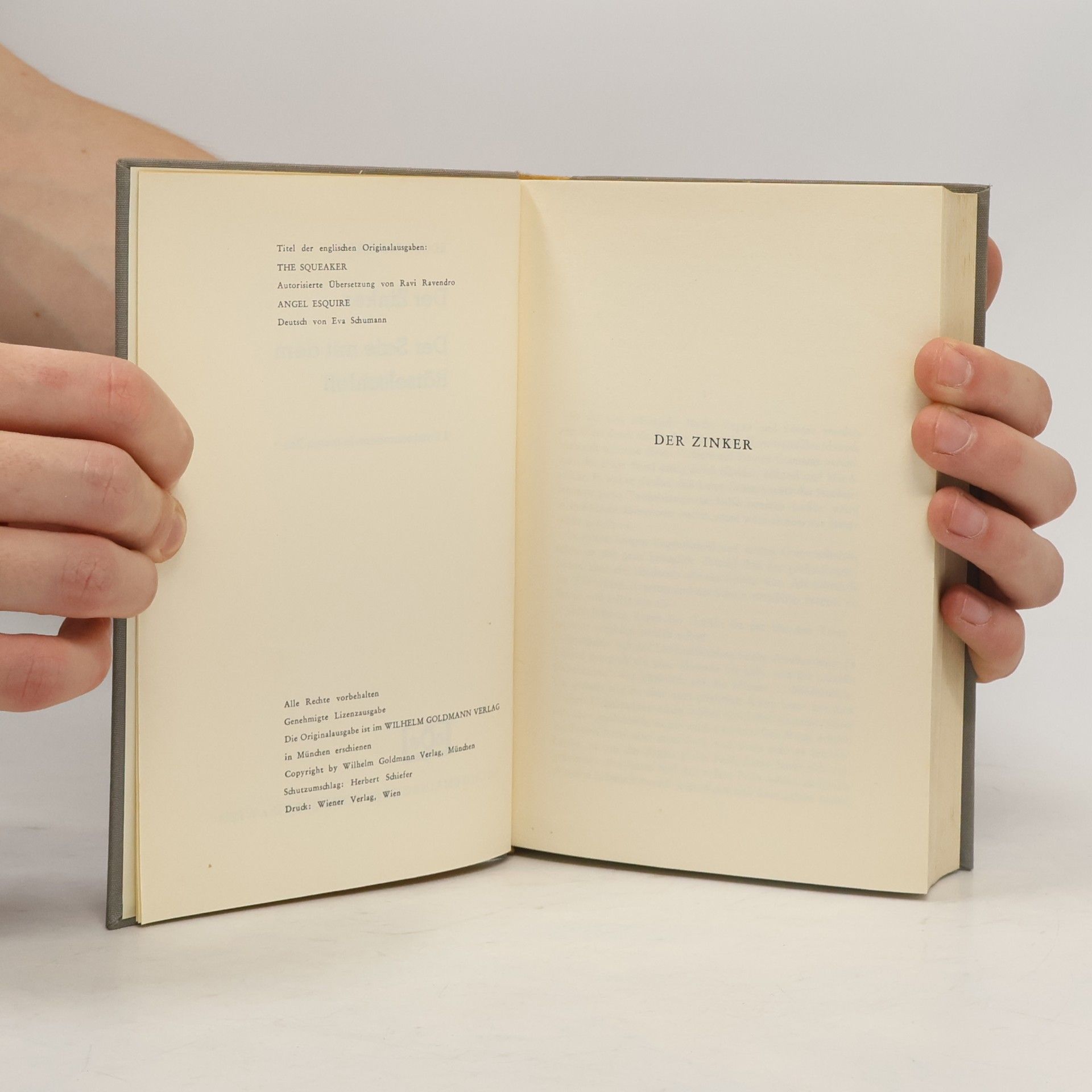 Edgar Wallace Der Zinker. Der Safe mit dem Rätselschloss