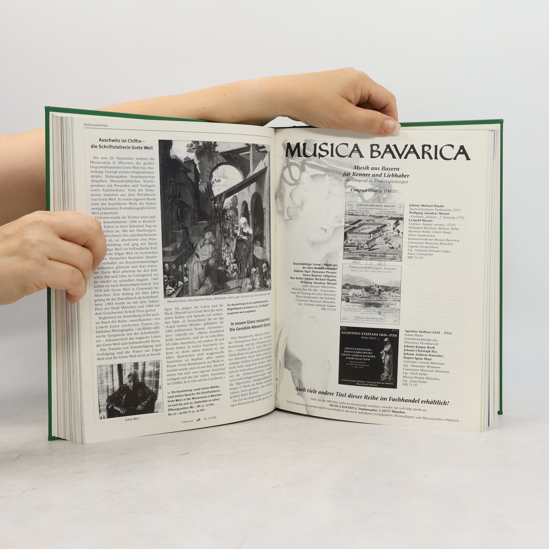 Collectif d'auteurs Charivari. Jahresverzeichnis 1998