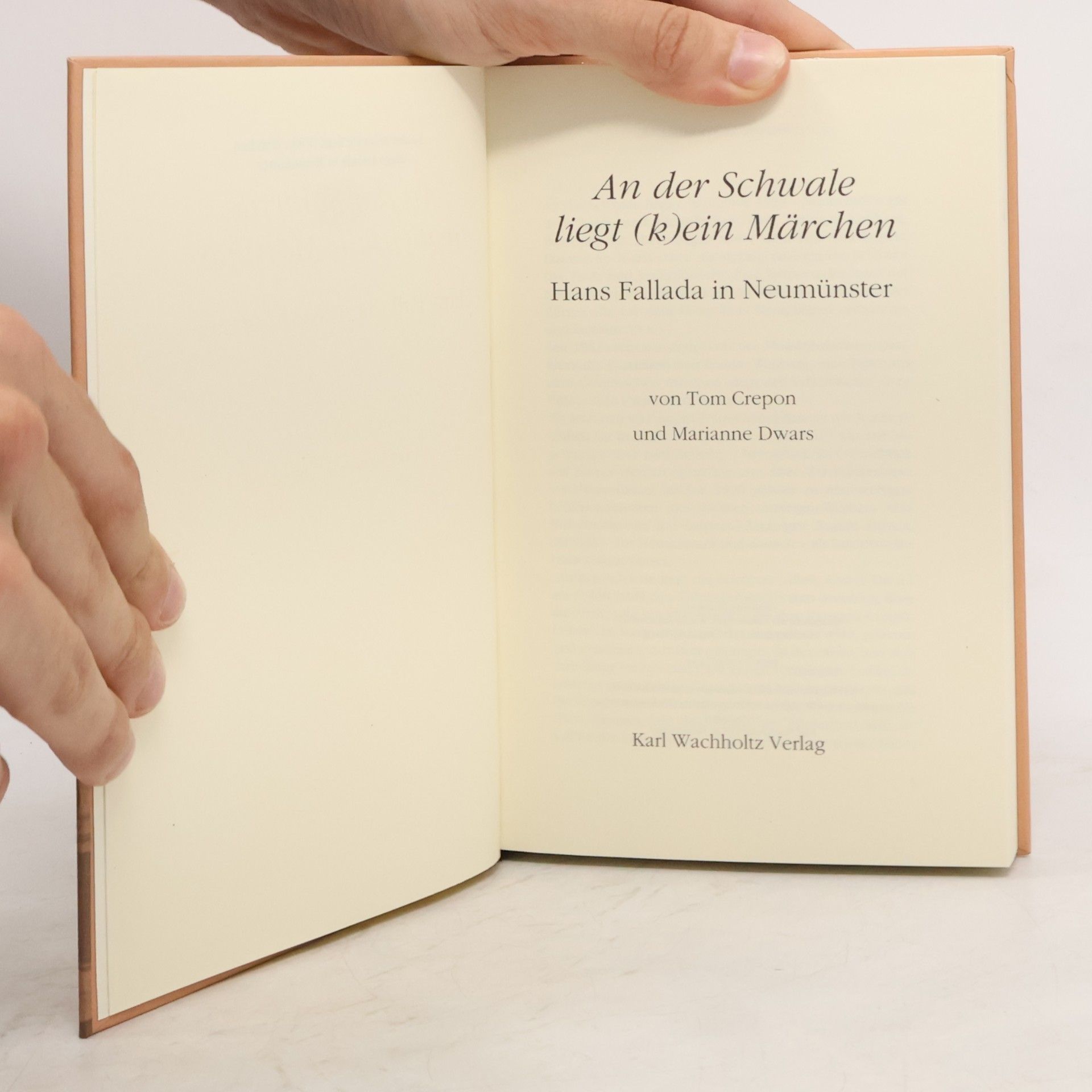 Tom Crepon An der Schwale liegt (k)ein Märchen