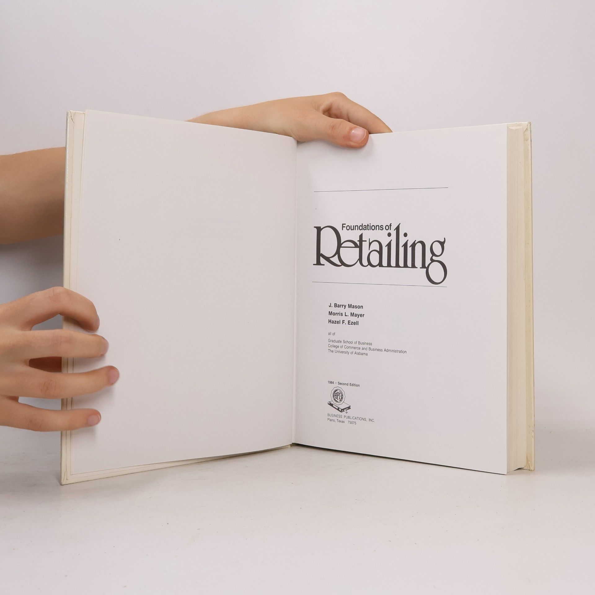 Joseph Barry Mason Foundations of Retailing