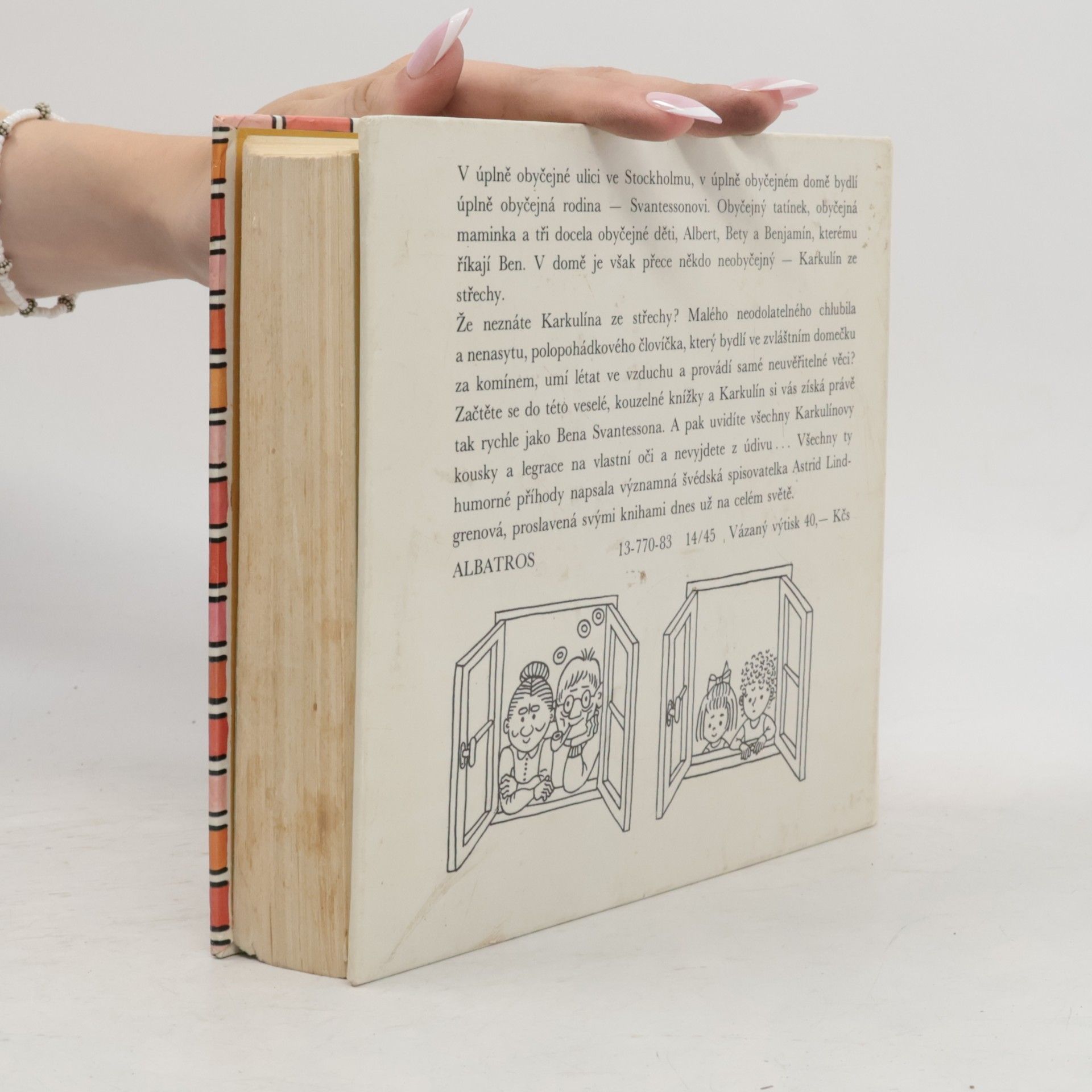 Astrid Lindgren Karkulín ze střechy