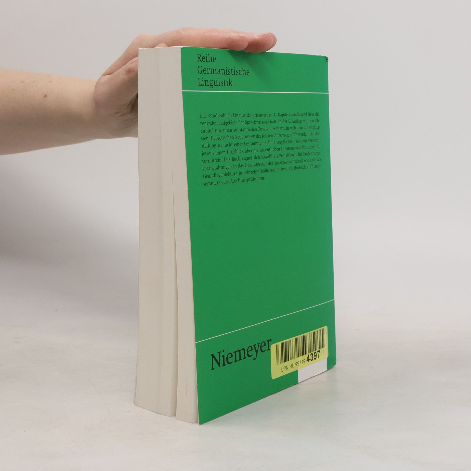 Angelika Linke Studienbuch Linguistik