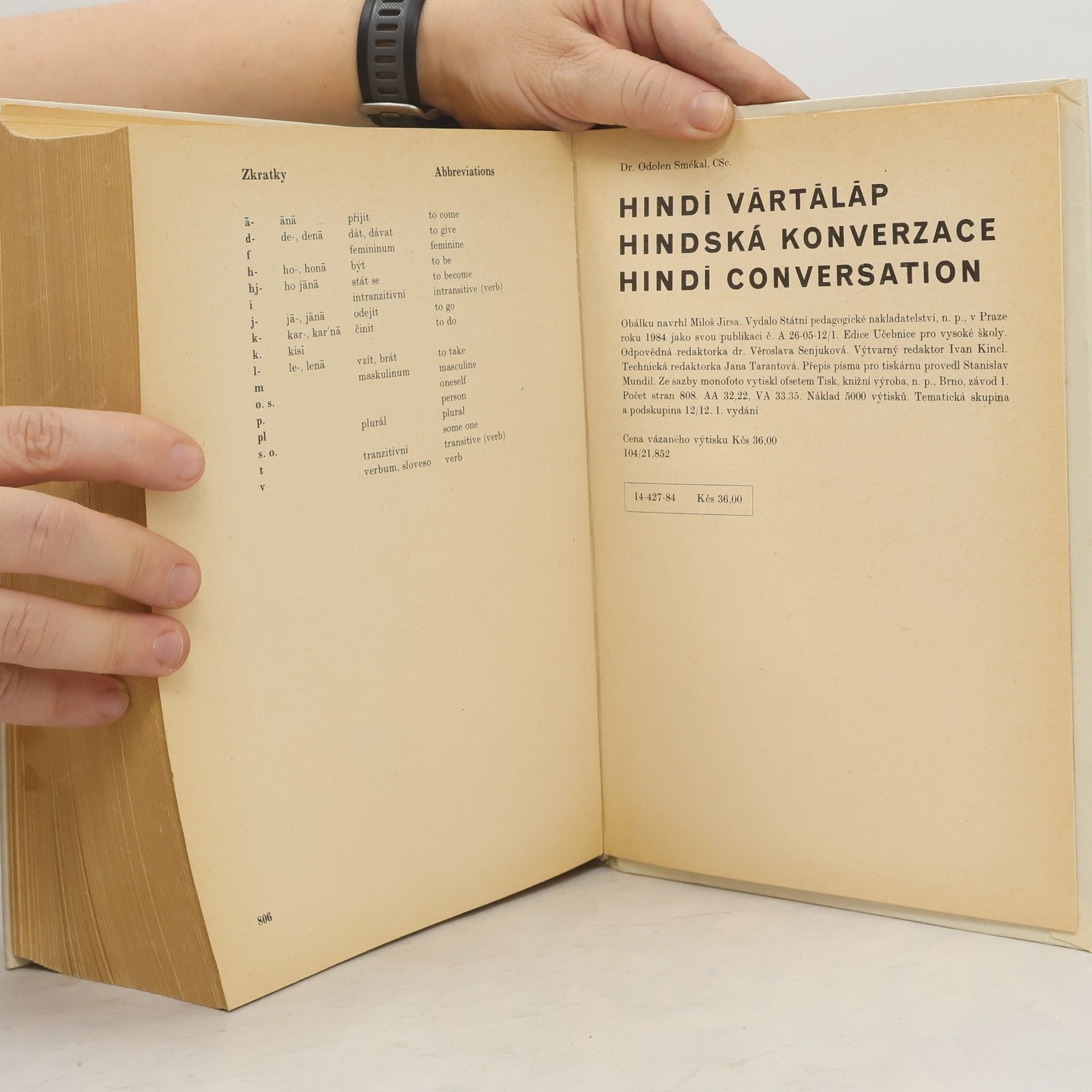 Odolen Smékal Hindská konverzace. Hindī conversation. Hindī vārtālāp