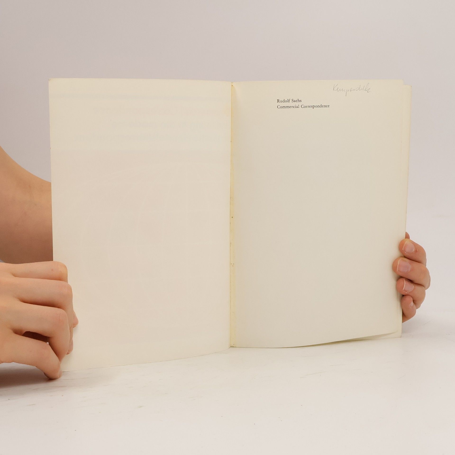 Rudolf Sachs Commercial Correspondence. Einführung in die moderne englische Handelskorrespondenz