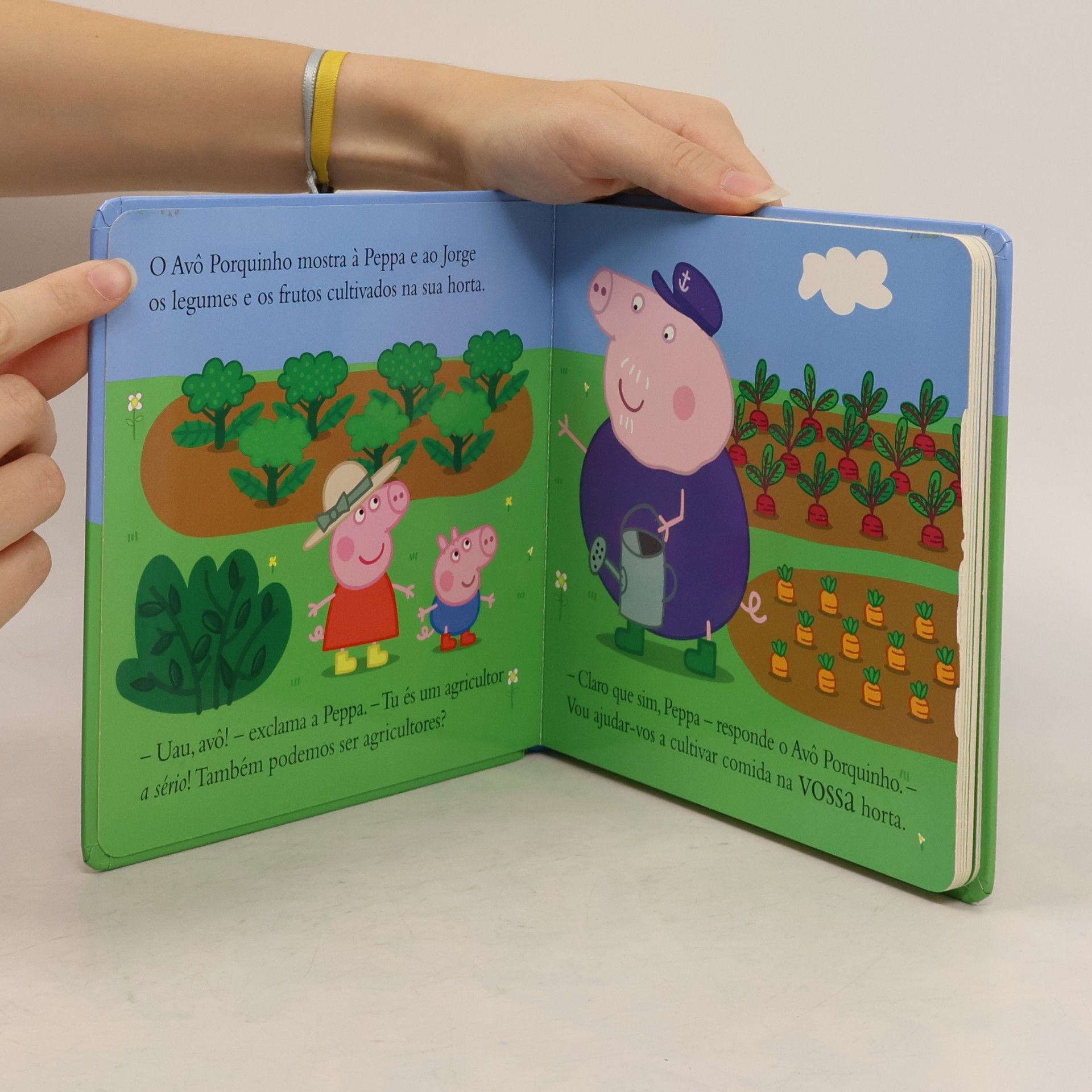 Baker, Mark A Peppa vai à horta