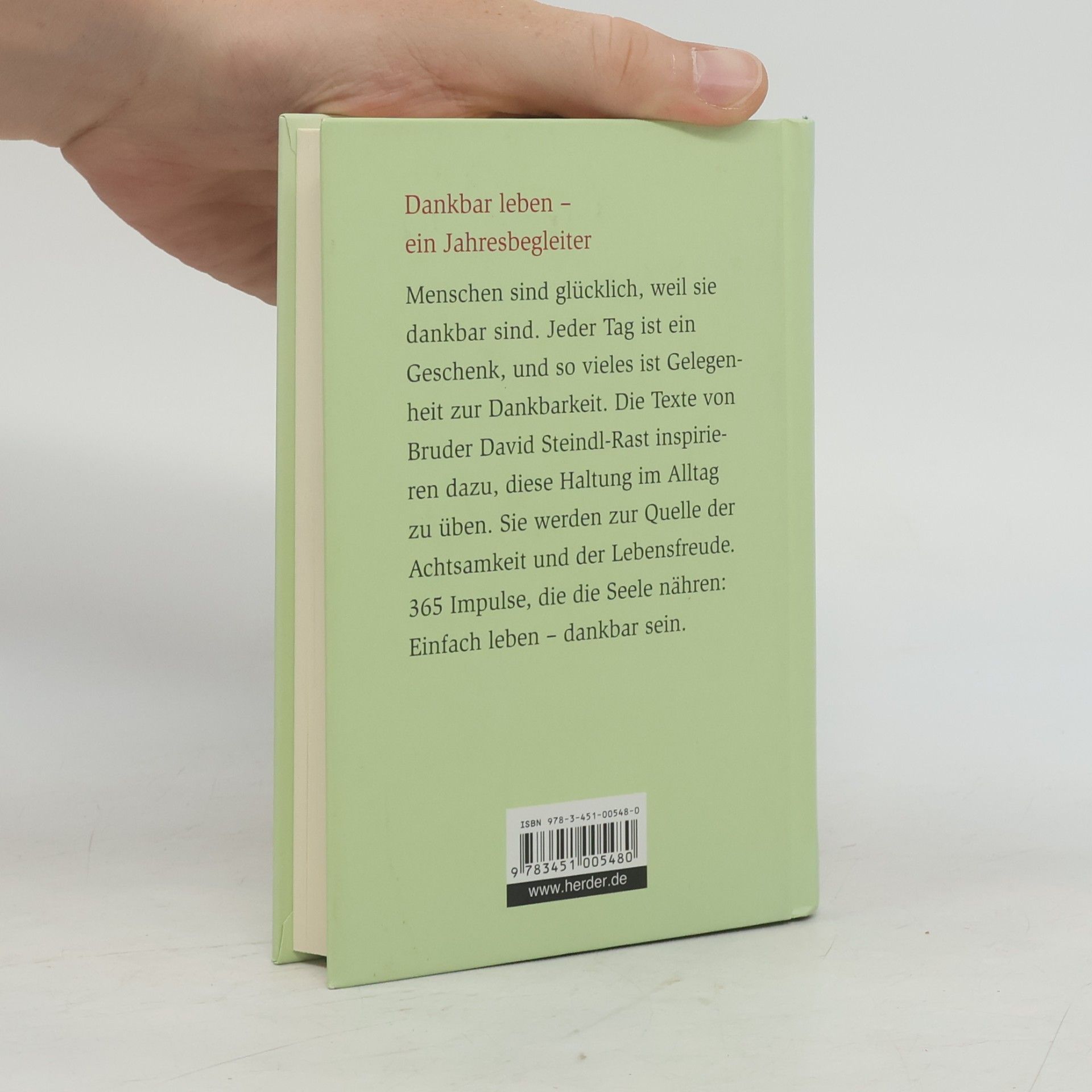 David Steindl-Rast Einfach leben - dankbar leben