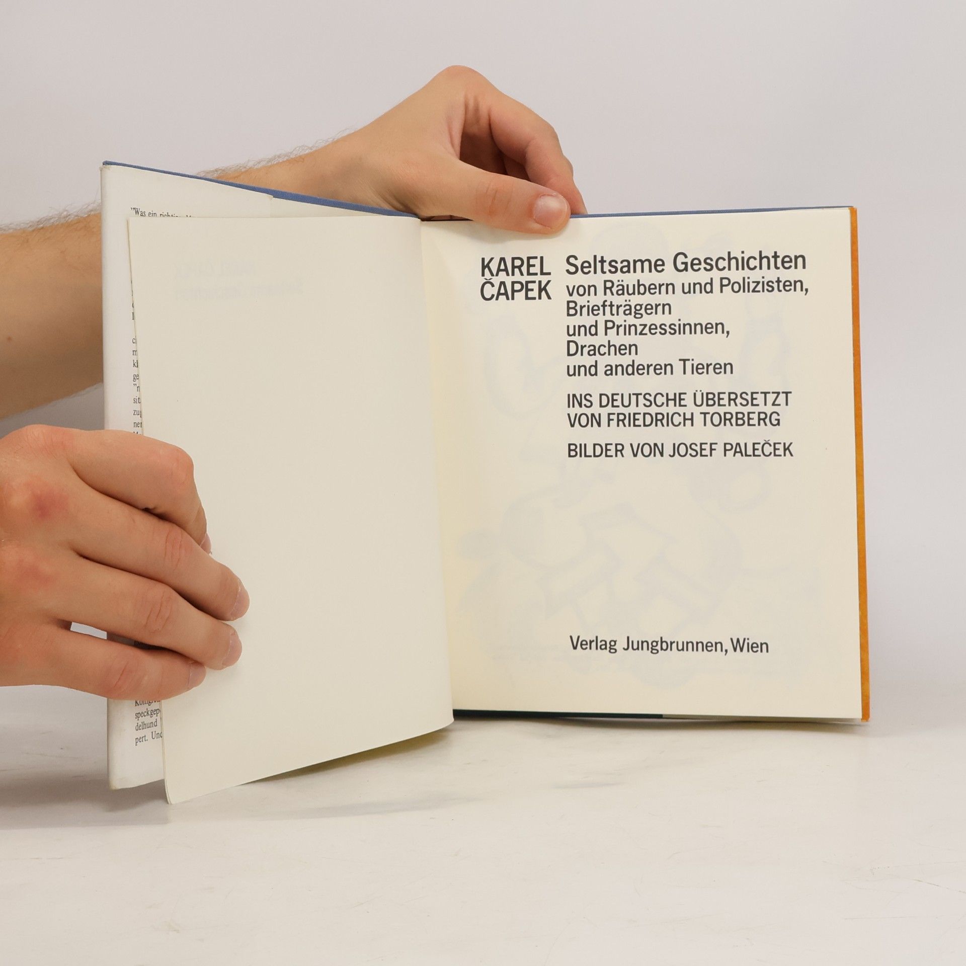 Karel Čapek Seltsame Geschichten von Räubern und Polizisten, Briefträgern und Prinzessinnen, Drachen und anderen Tieren