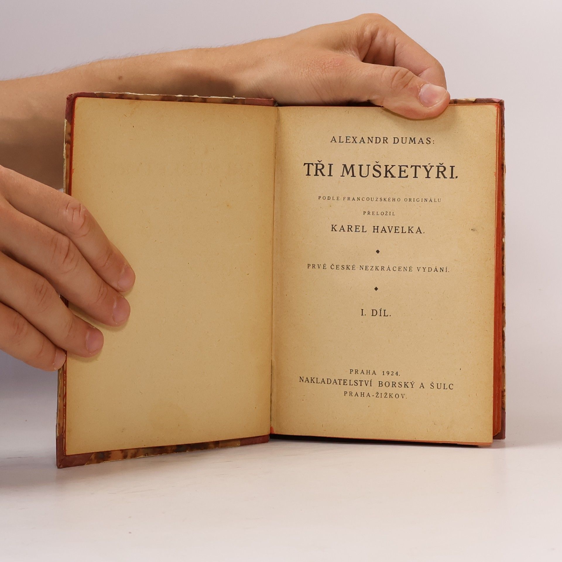 Alexandre Dumas starší Tři mušketýři I.