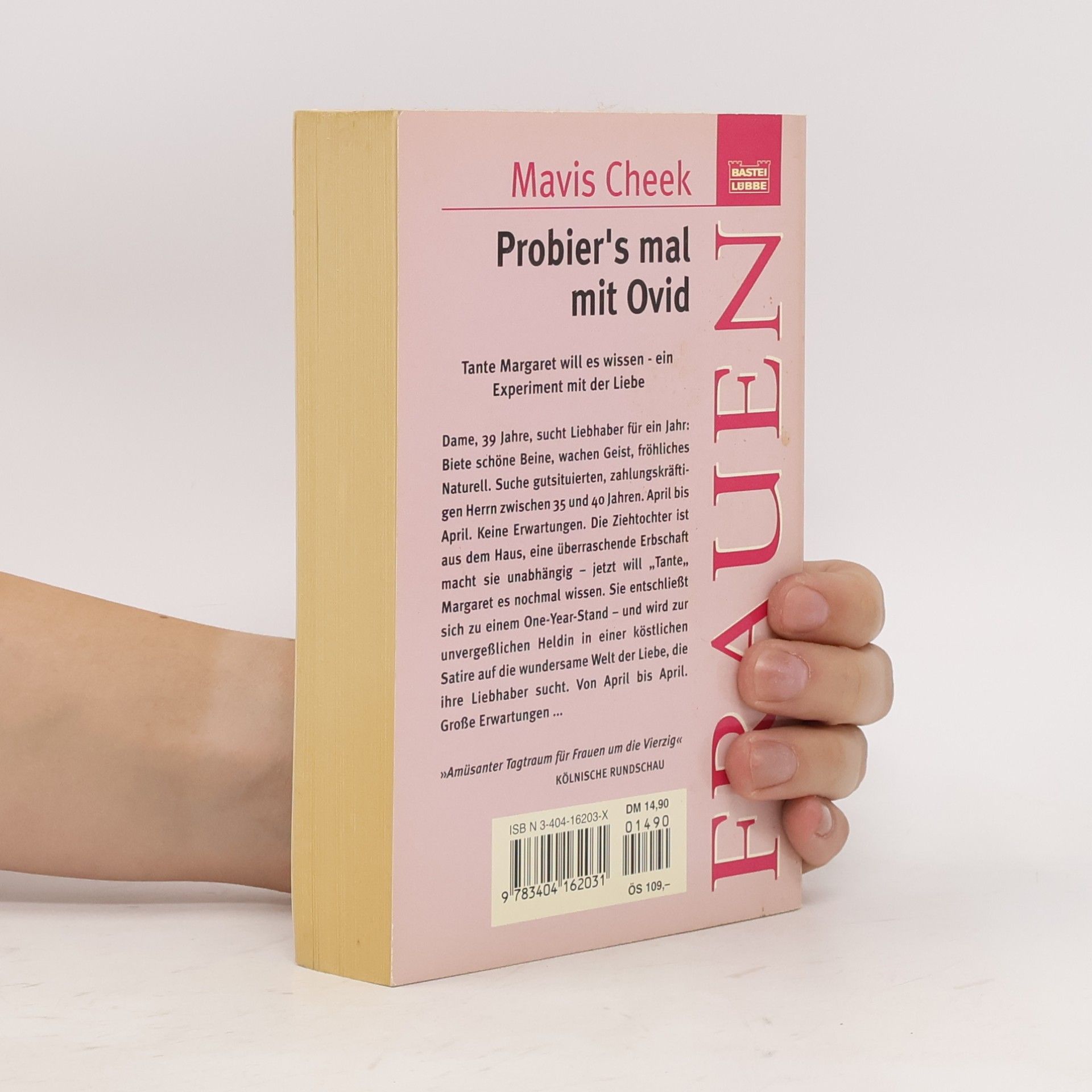 Mavis Cheek Probier's mal mit Ovid
