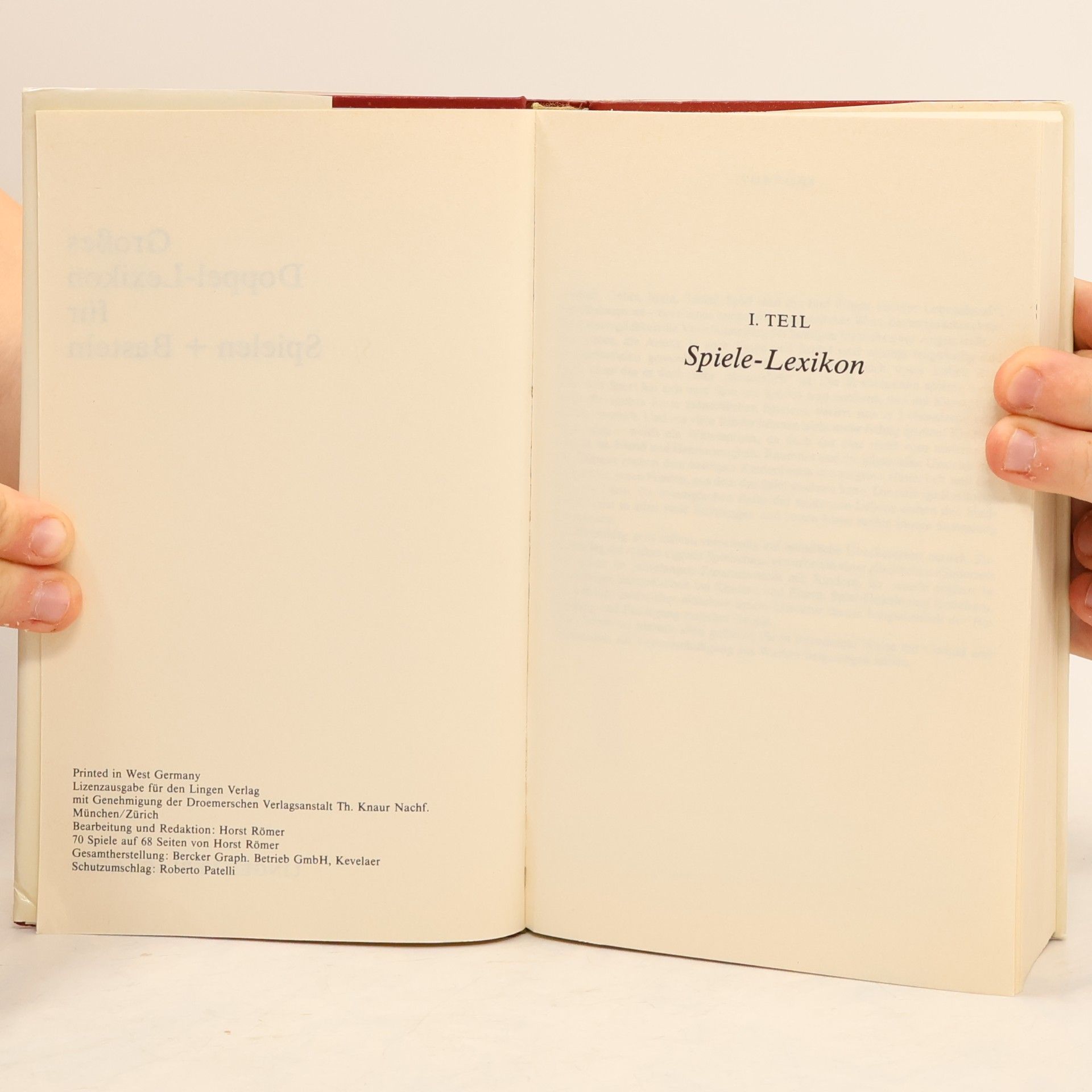 Autorenkollektiv Grosses Doppel-Lexikon für Spielen und Basteln