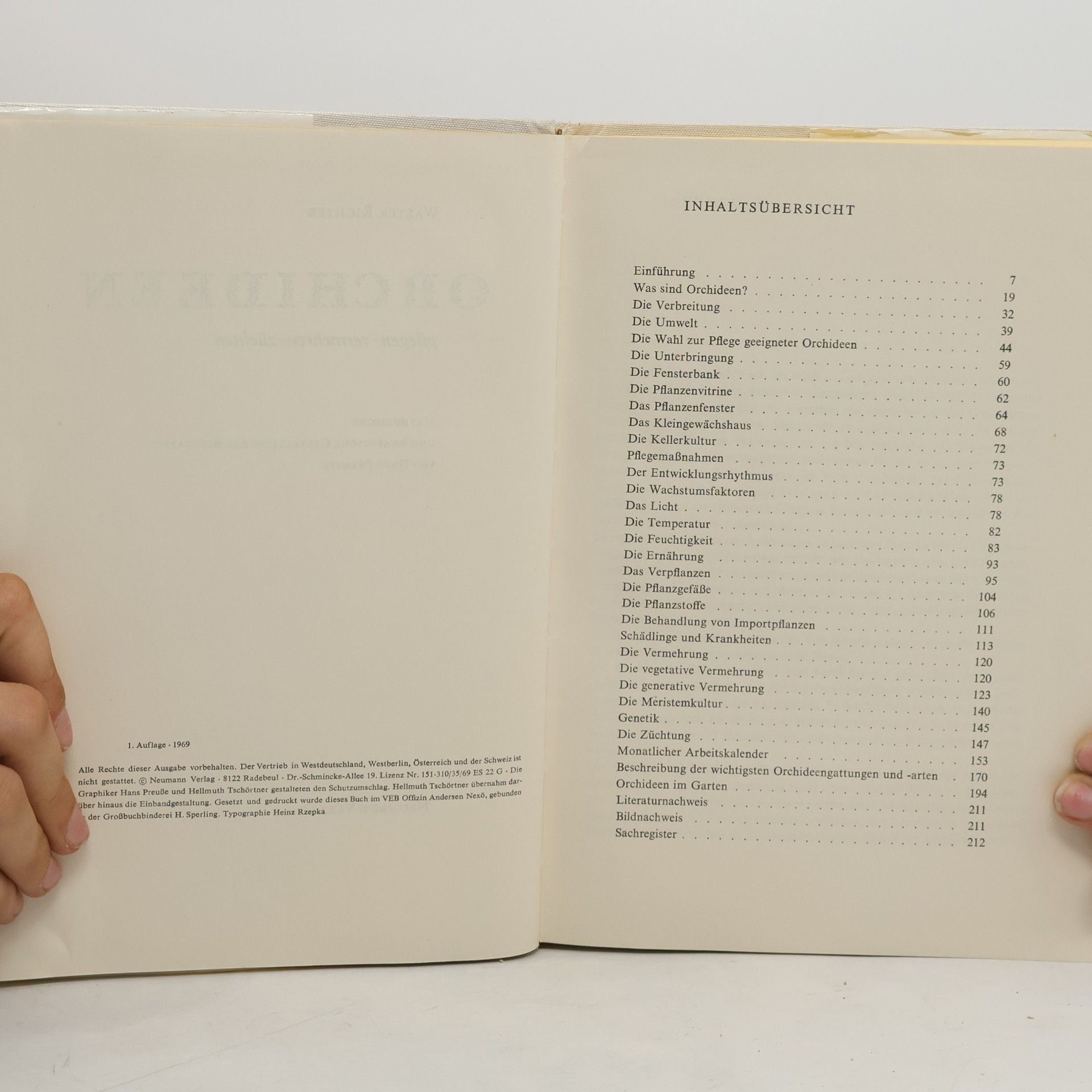 Walter Richter Orchiden - Pelegen, Vermehren, Züchtein