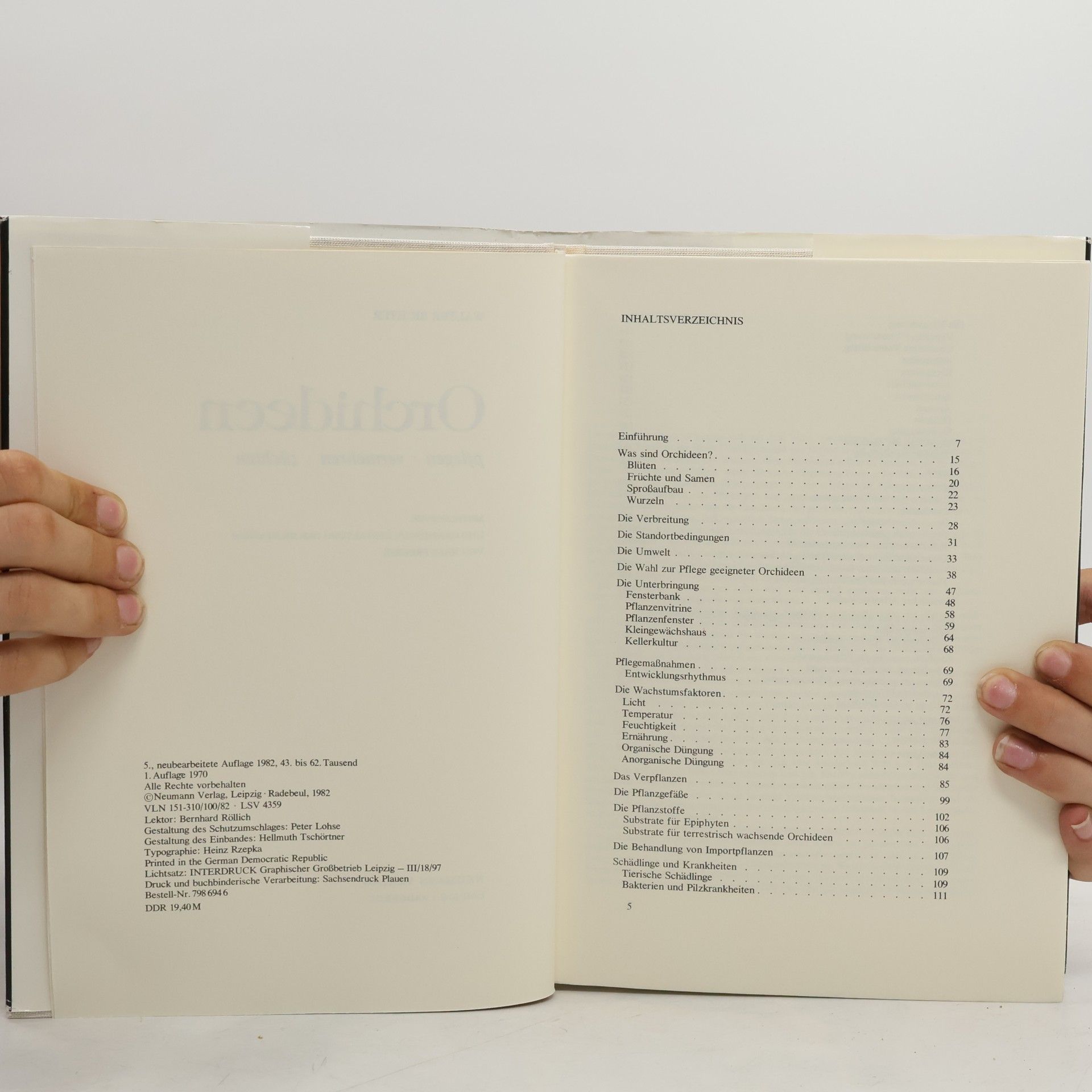 Walter Richter Orchideen : Pflegen, vermehren, züchten
