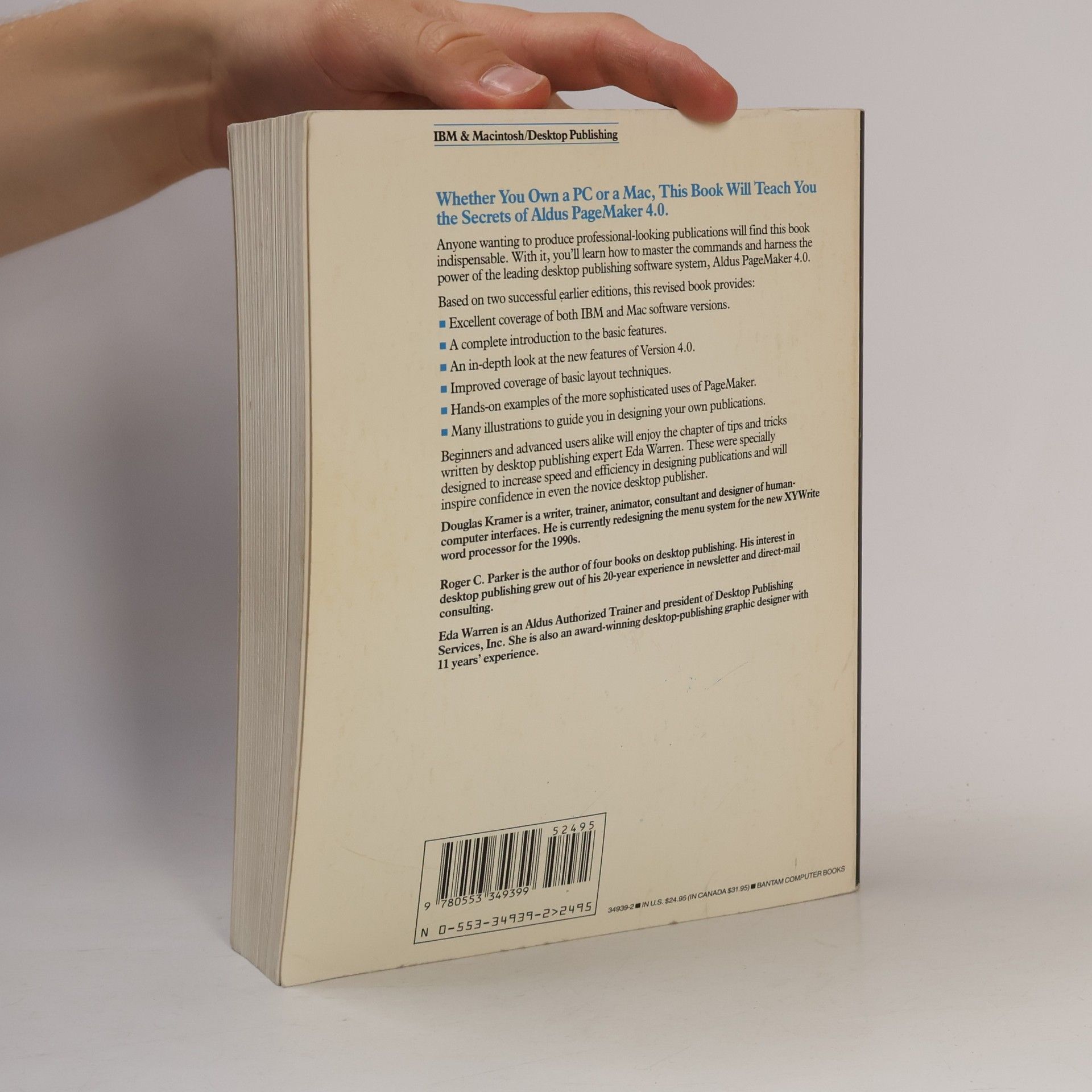 Douglas Kramer Using Aldus PageMaker 4.0