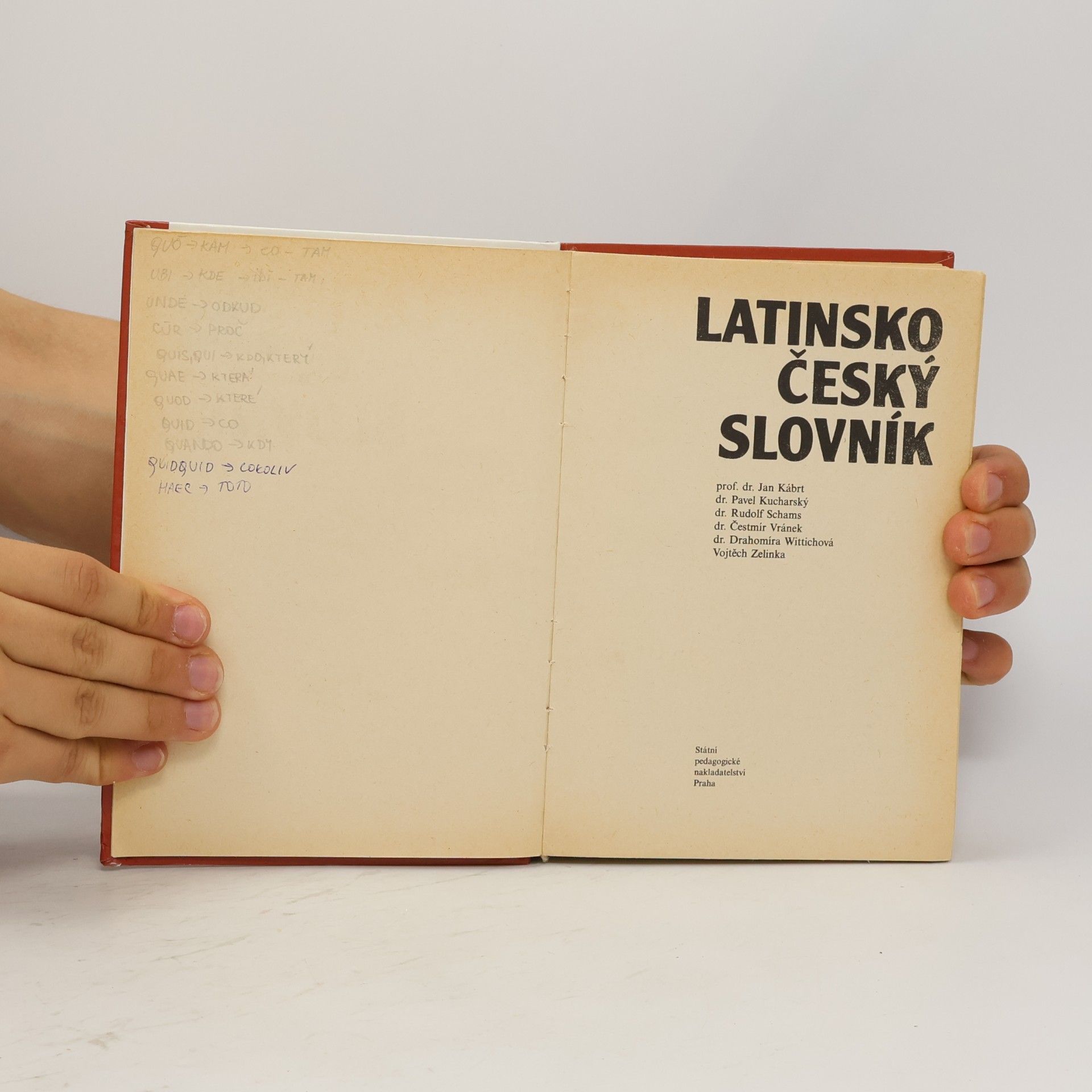 Jan Kábrt Latinsko-český slovník