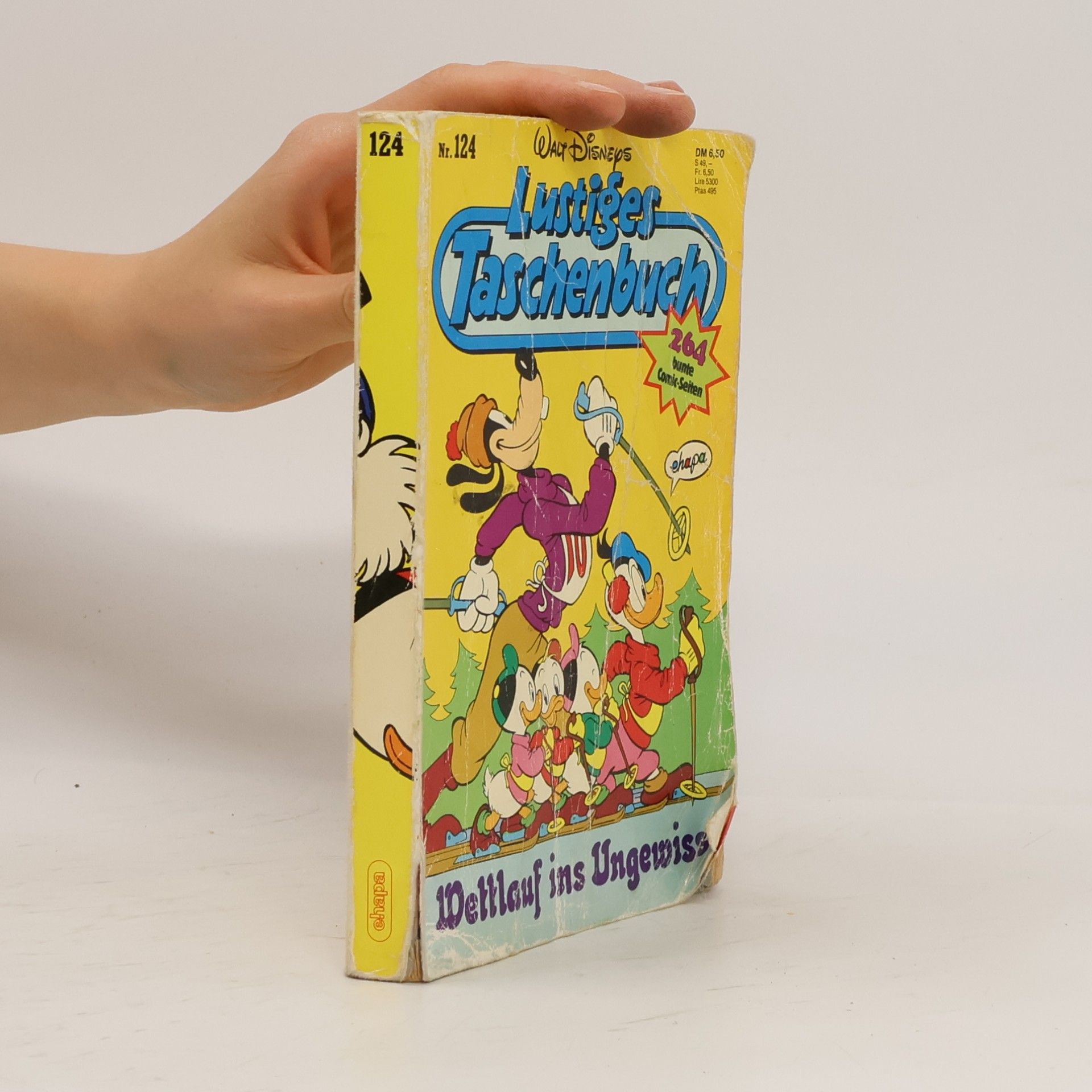 Walt Disney Lustiges Taschenbuch Nr. 124. Wettlauf ins Ungewisse