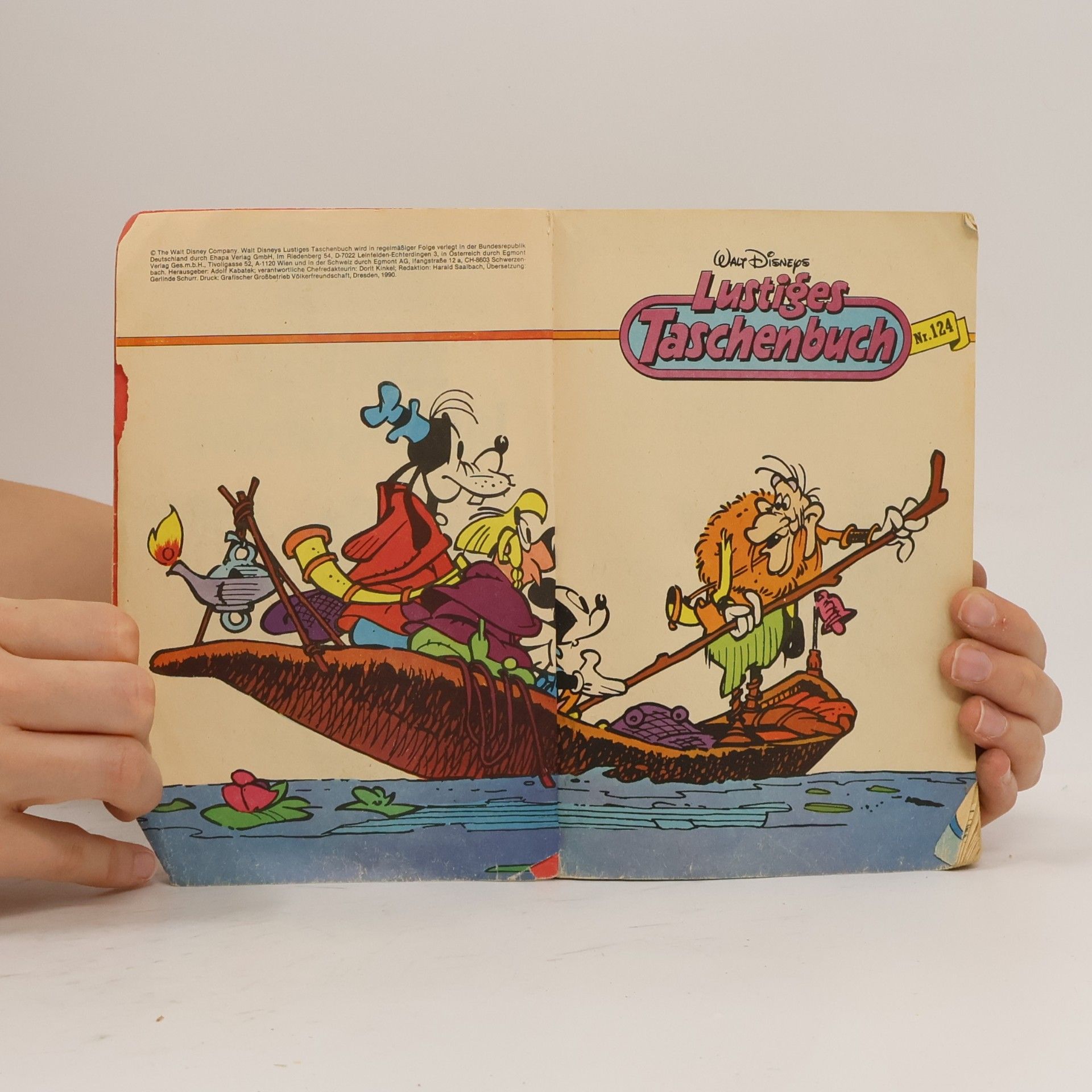 Walt Disney Lustiges Taschenbuch Nr. 124. Wettlauf ins Ungewisse