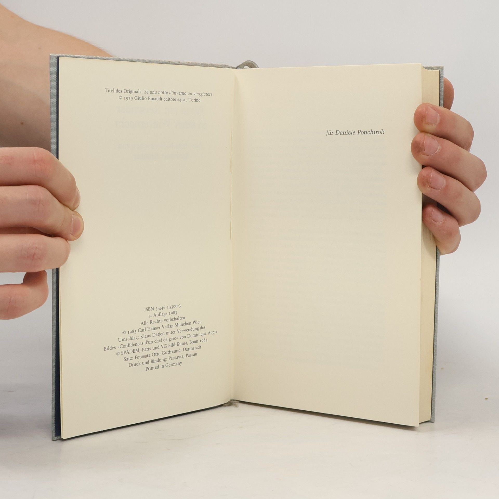 Italo Calvino Wenn ein Reisender in einer Winternacht