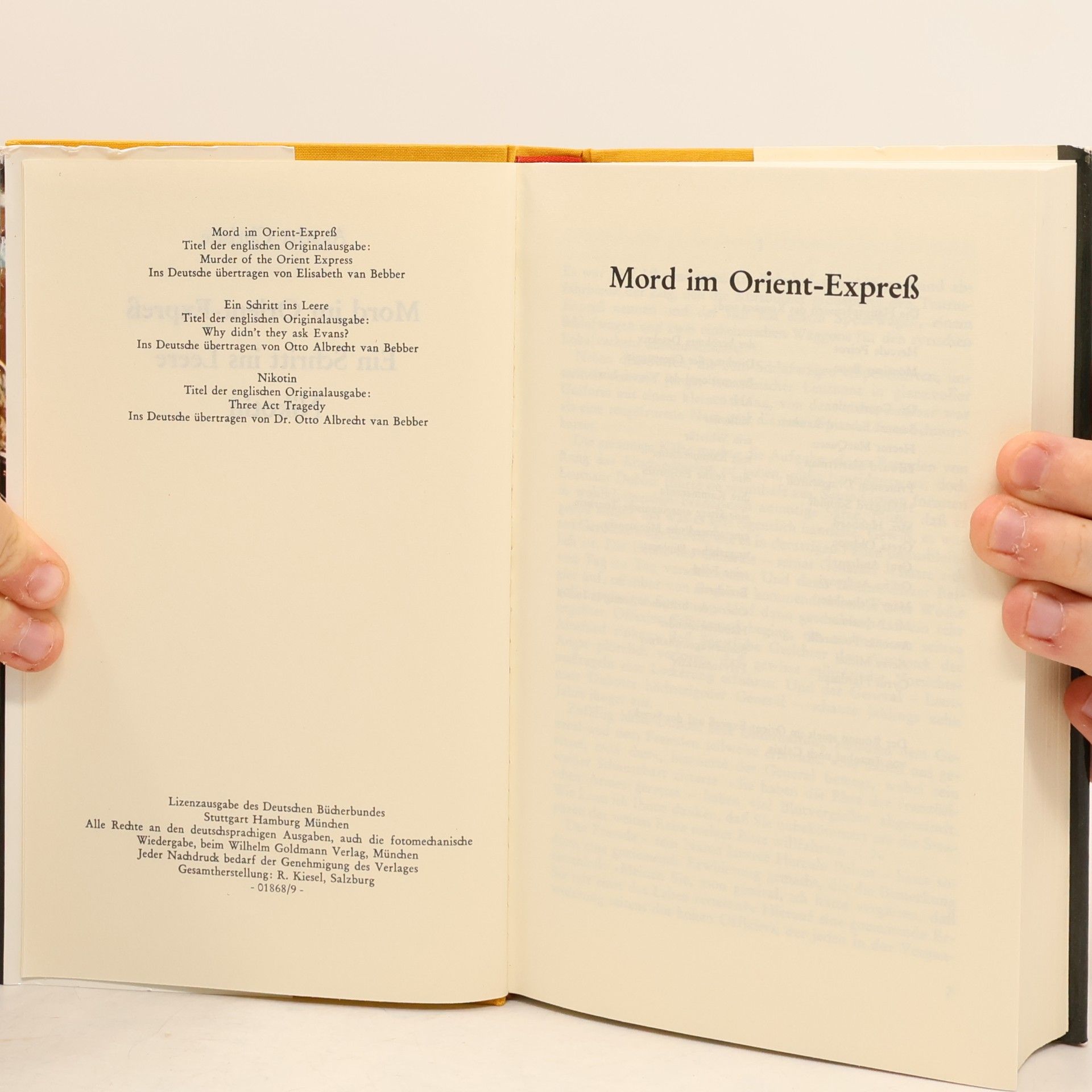 Agatha Christie Mord im Orient Expreß