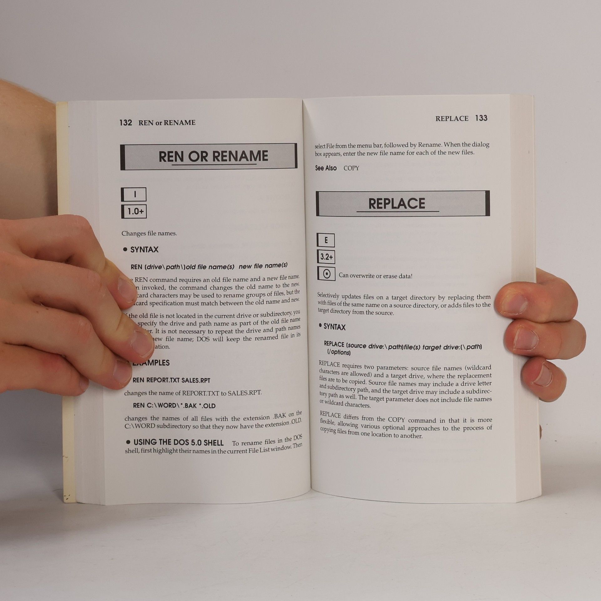 Robert M. Thomas DOS 5 Instant Reference