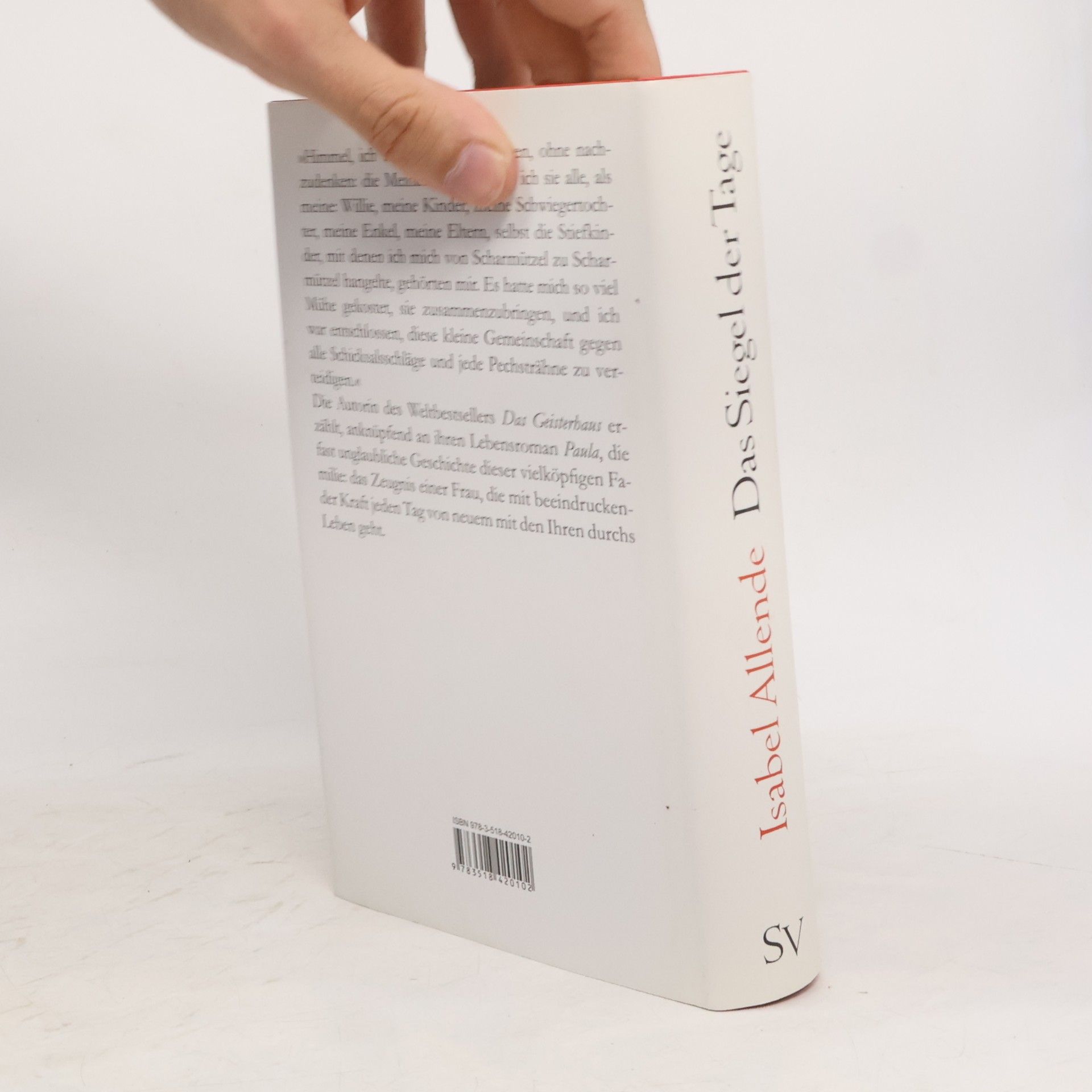 Isabel Allende Llona Das Siegel der Tage