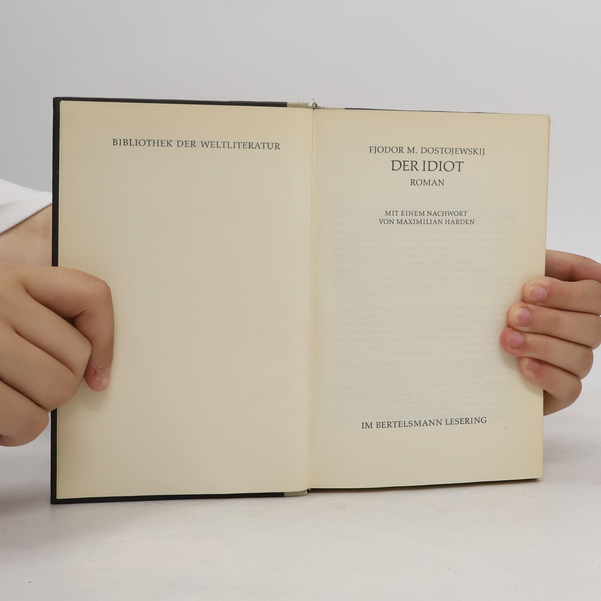 Fjodor Michailowitsch Dostojewski Der Idiot