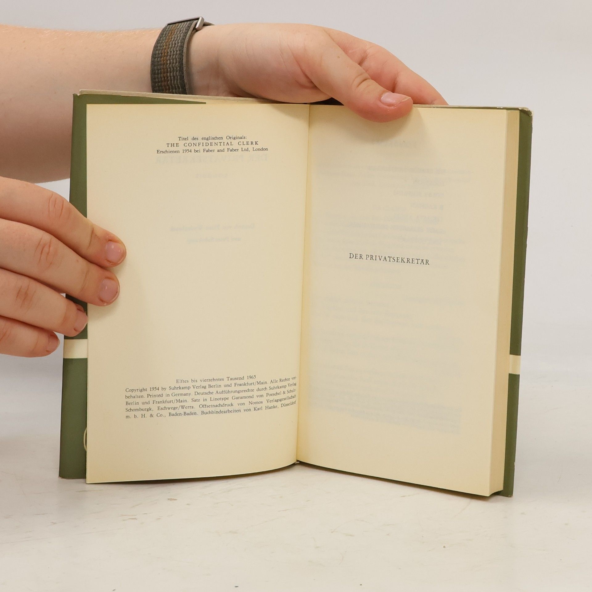 T. S. Eliot Der Privatsekretär