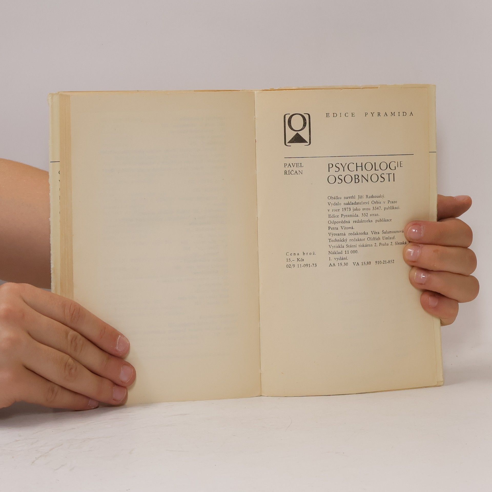 Pavel Říčan Psychologie osobnosti