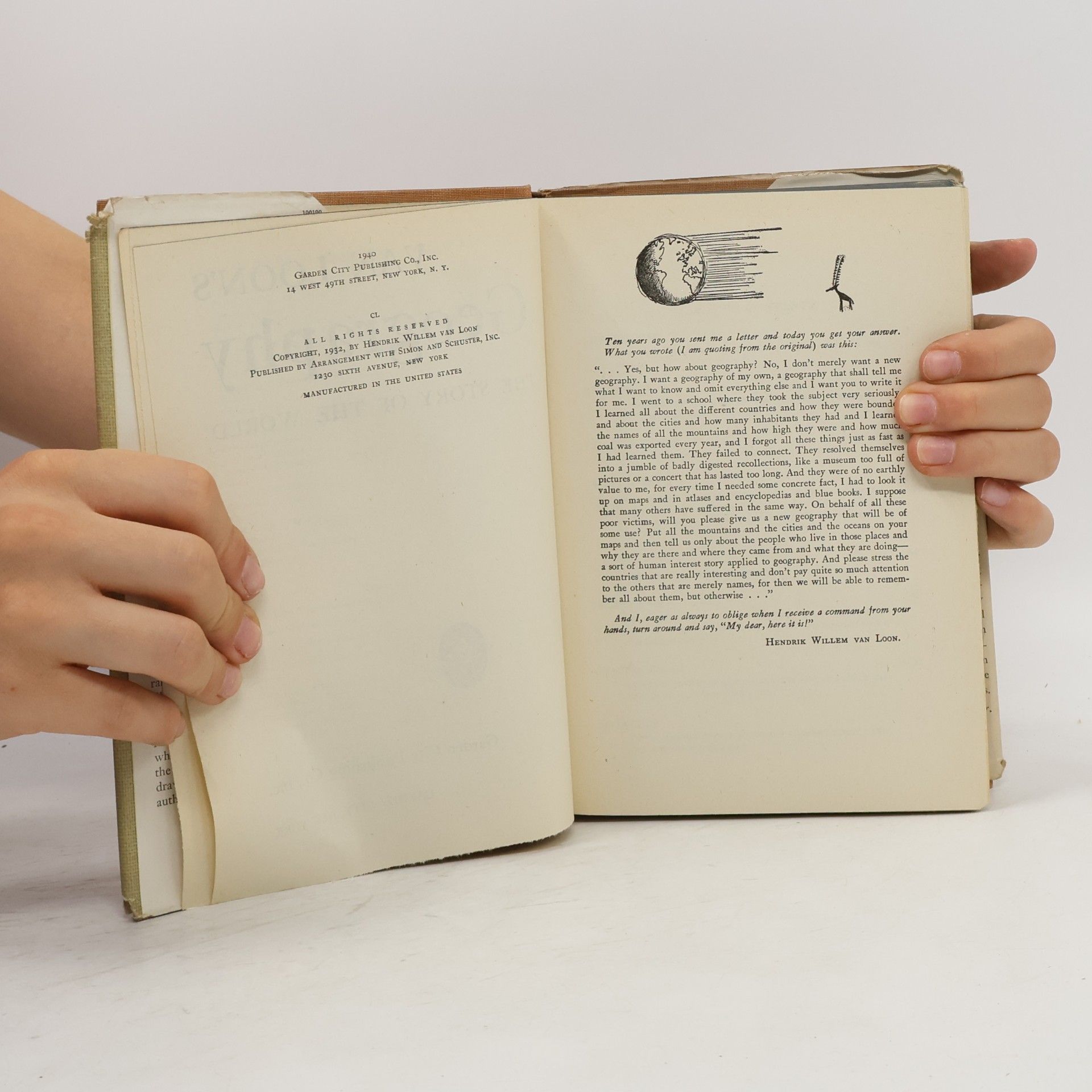 Hendrik Willem van Loon Van Loon's Geography: The Story of the World