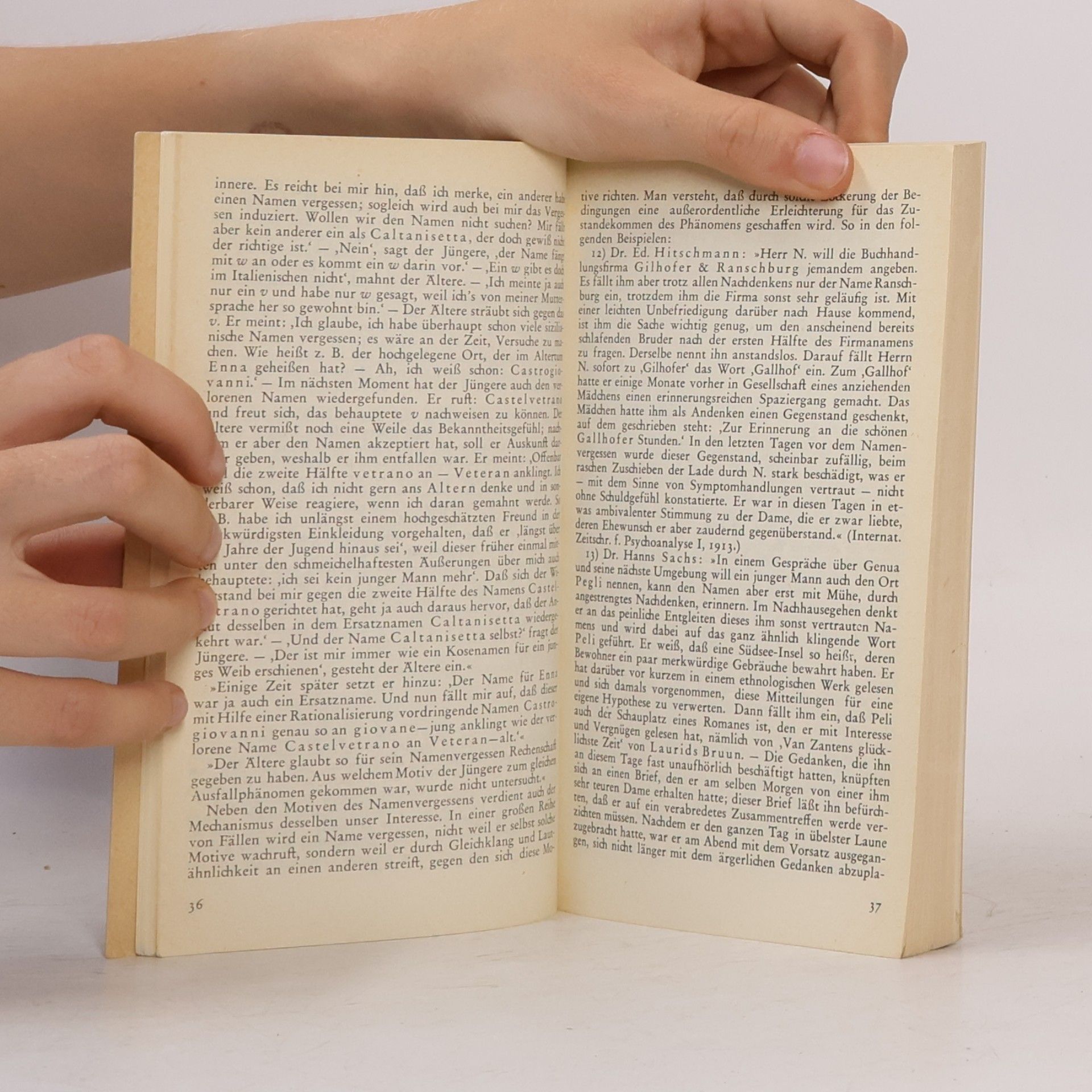 Sigmund Freud Zur Psychopathologie des Alltagslebens