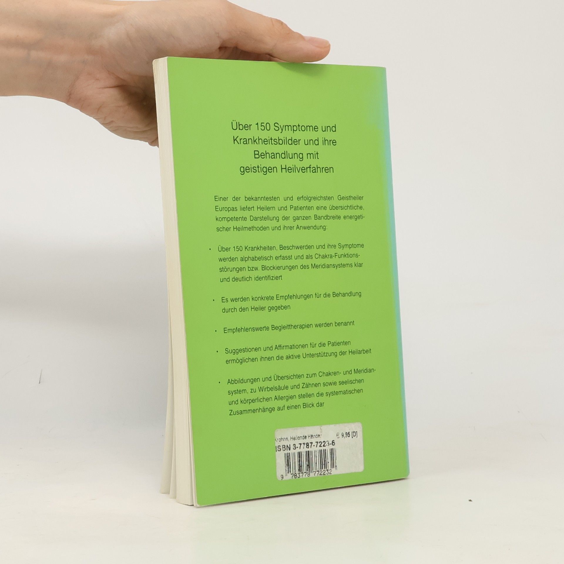 Horst Krohne Handbuch für heilende Hände