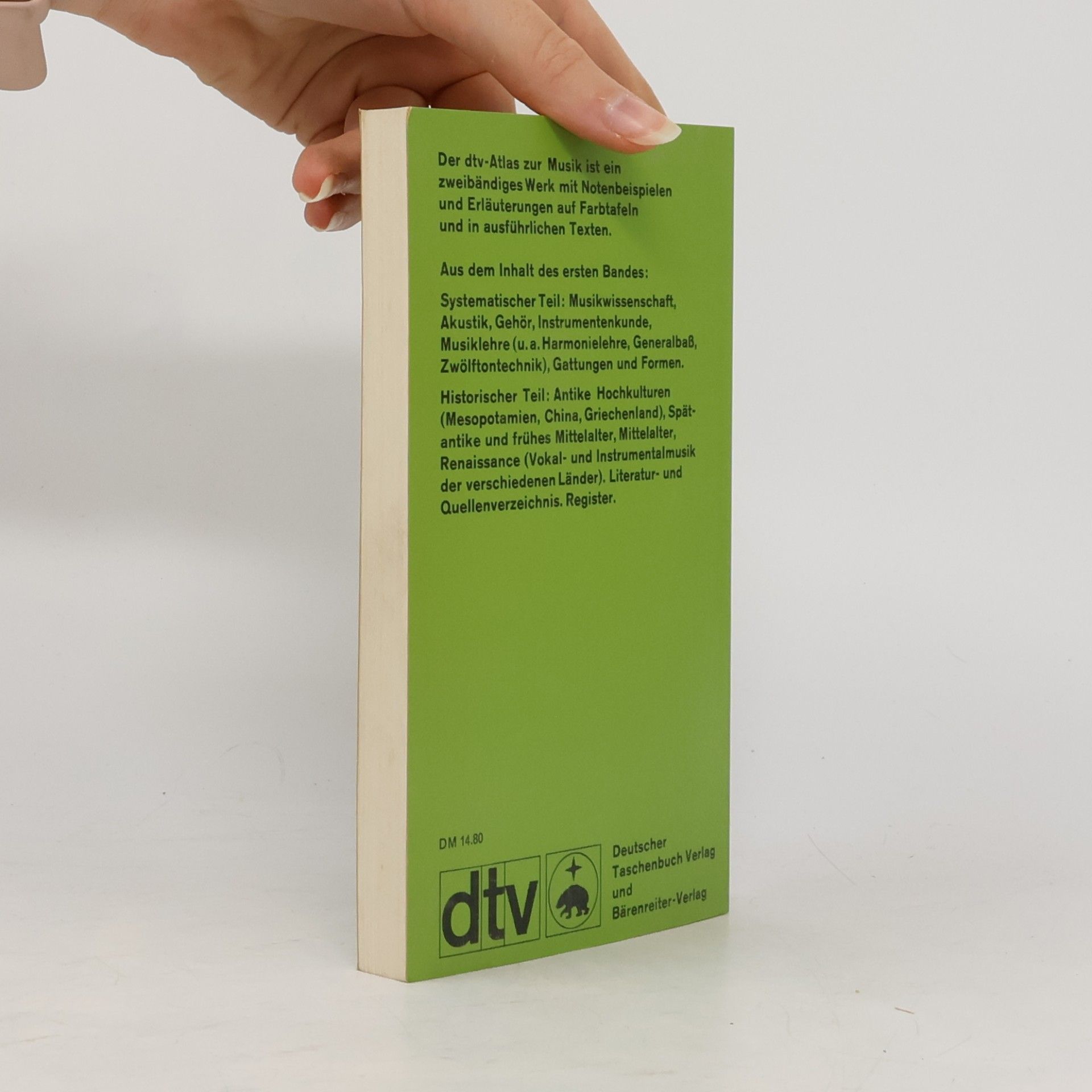 Autorenkollektiv dtv- Atlas zur Musik 1