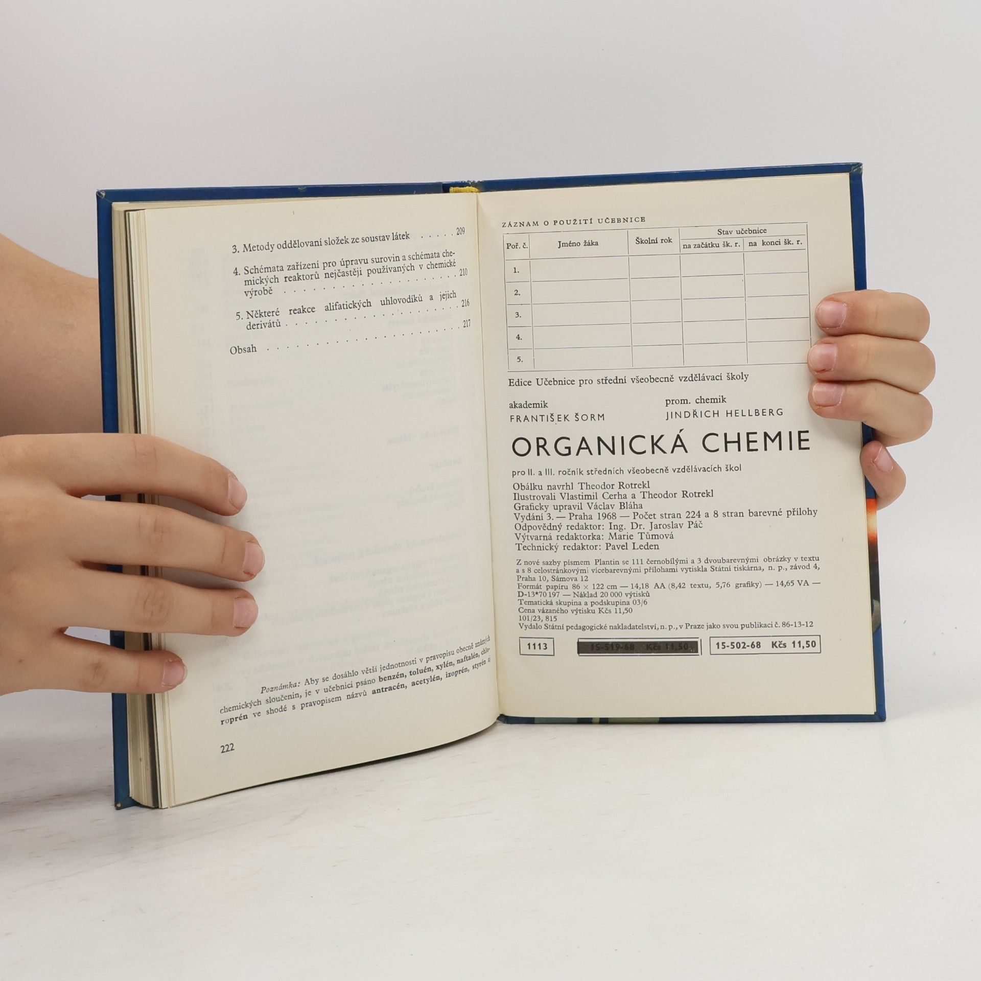 Kolektiv autorů Organická chemie pro II. a III. ročník SVVŠ