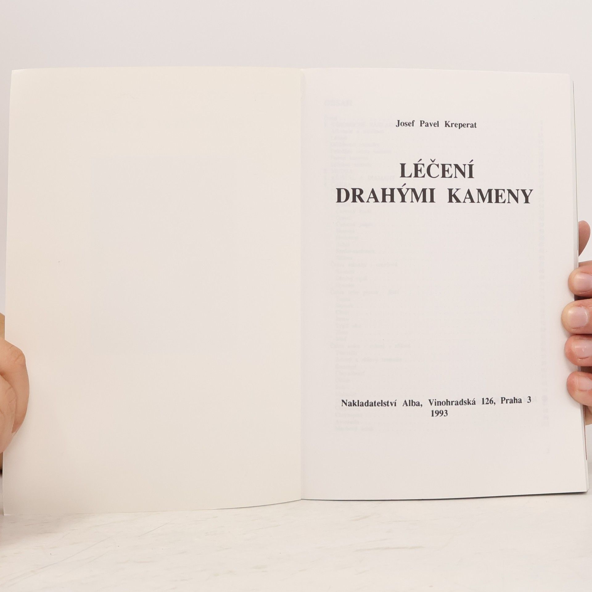 Josef Pavel Kreperát Léčení drahými kameny