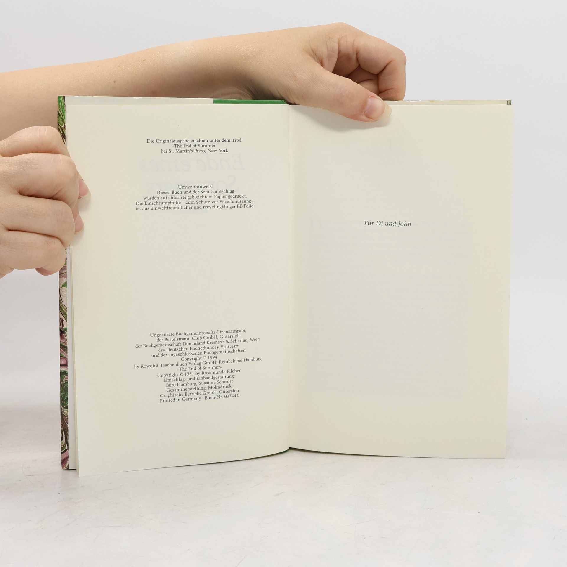 Rosamunde Pilcher Ende eines Sommers