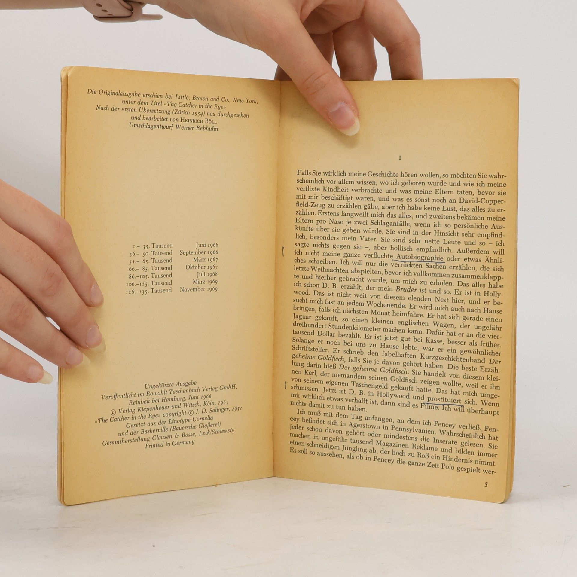 J. D. Salinger Der fänger im roggen