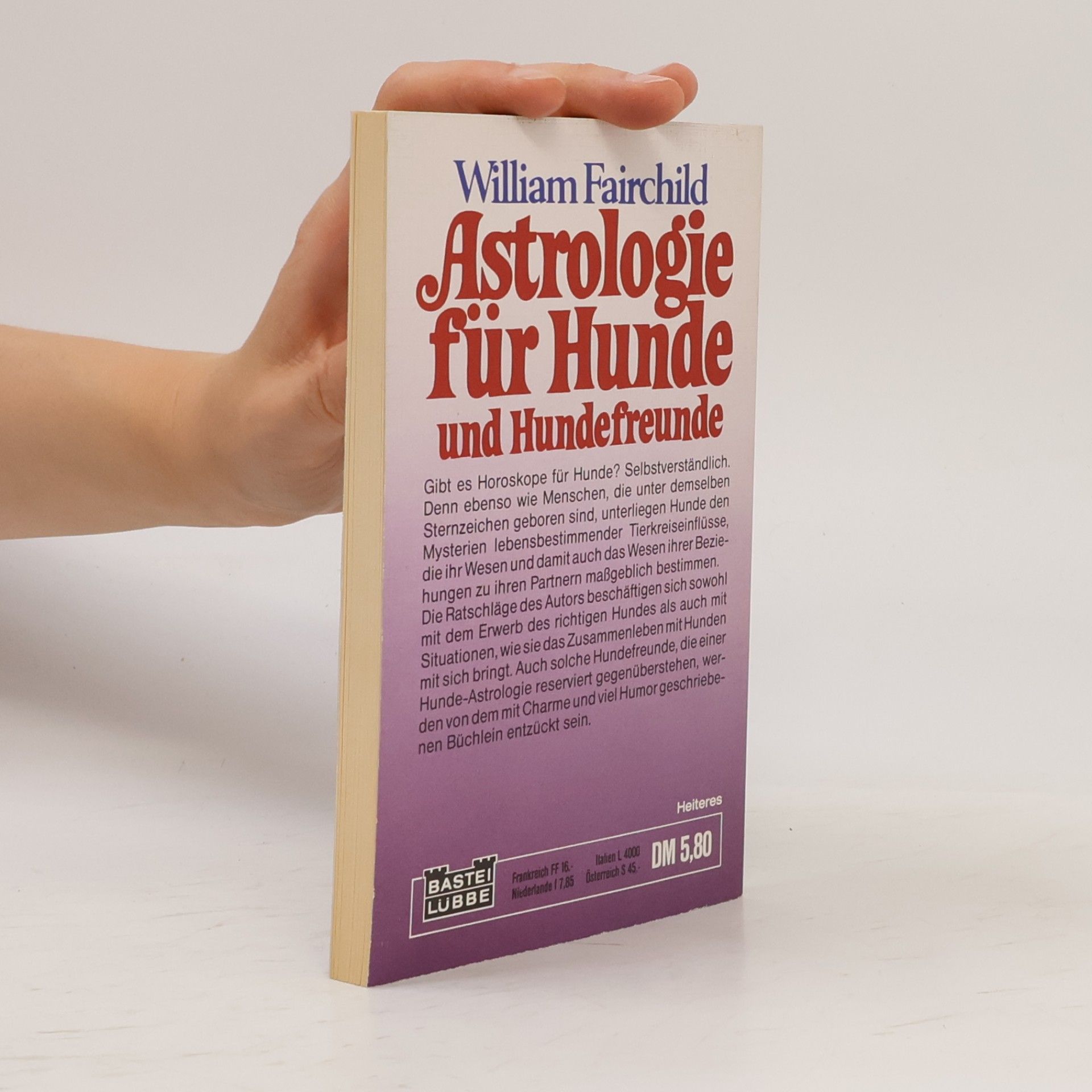 William Fairchild Astrologie für Hunde und Hundefreunde