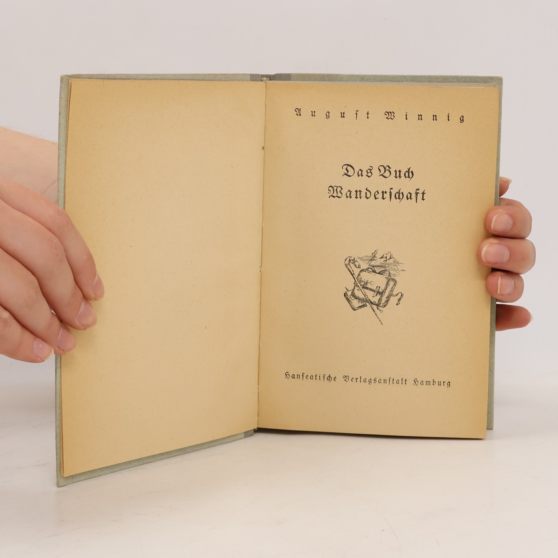 August Winnig Das Buch Wanderschaft
