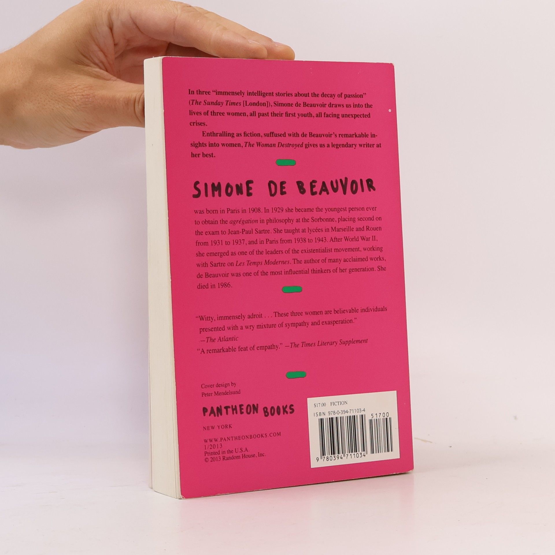 Simone de Beauvoir The Woman Destroyed