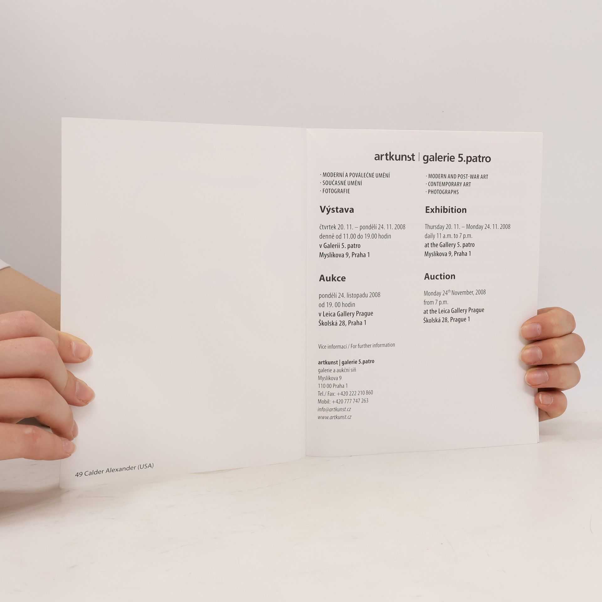 Various authors Moderní a poválečné umění. Současné umění. Fotografie. Aukce č. 3