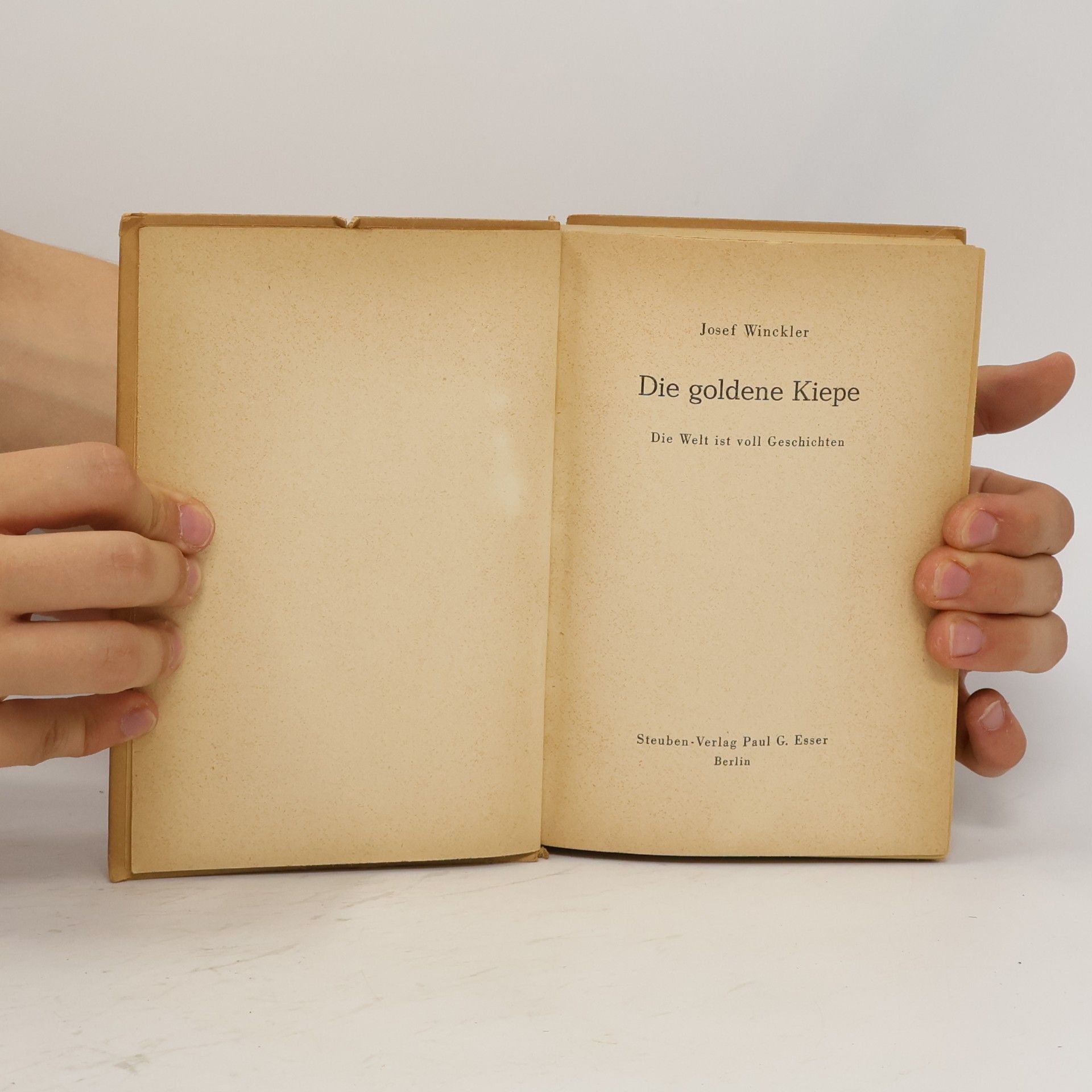 Josef Winckler Die goldene Kiepe