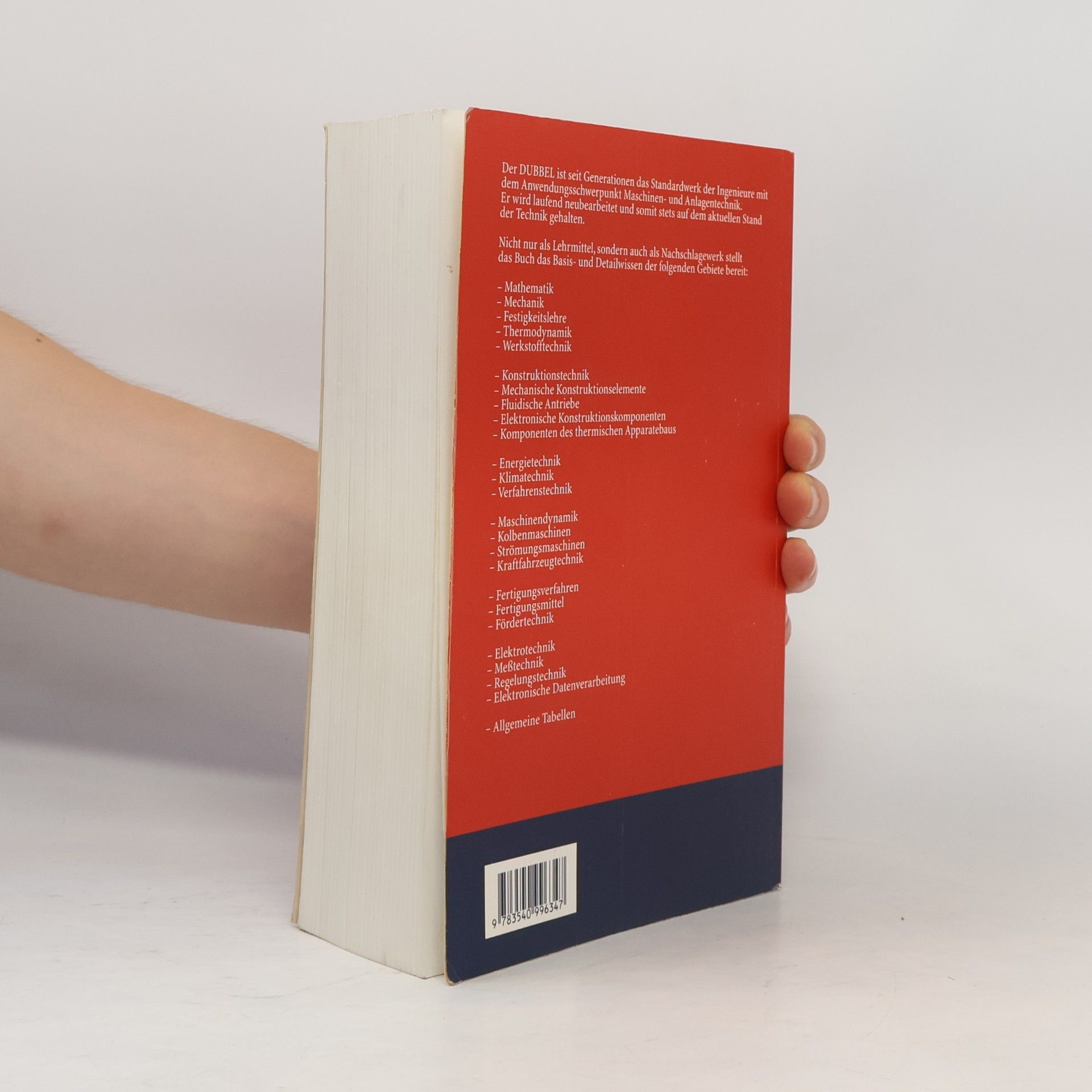 Wolfgang Beitz DUBBEL - Taschenbuch für den Maschinenbau