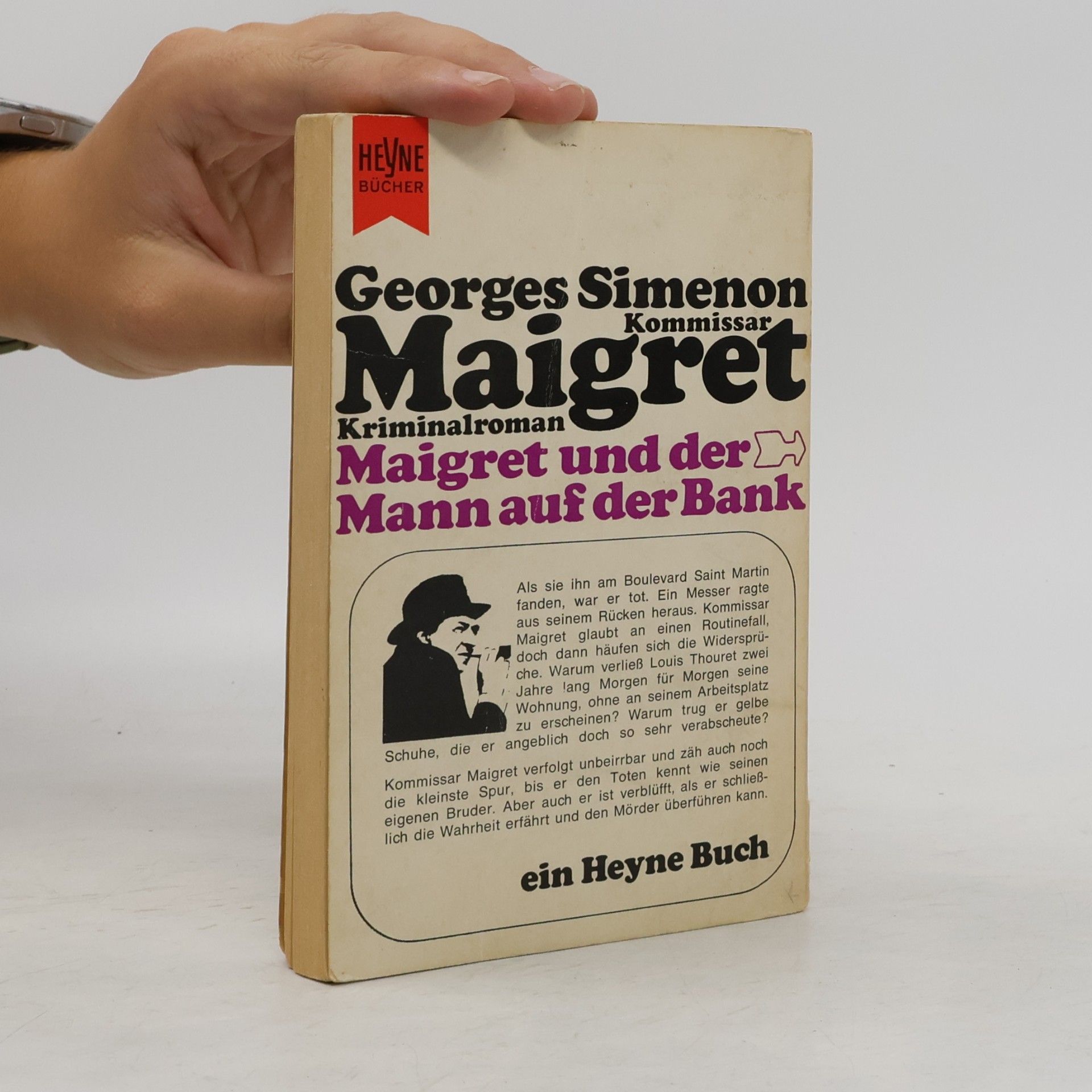Georges Simenon Maigret und der Mann auf der Bank