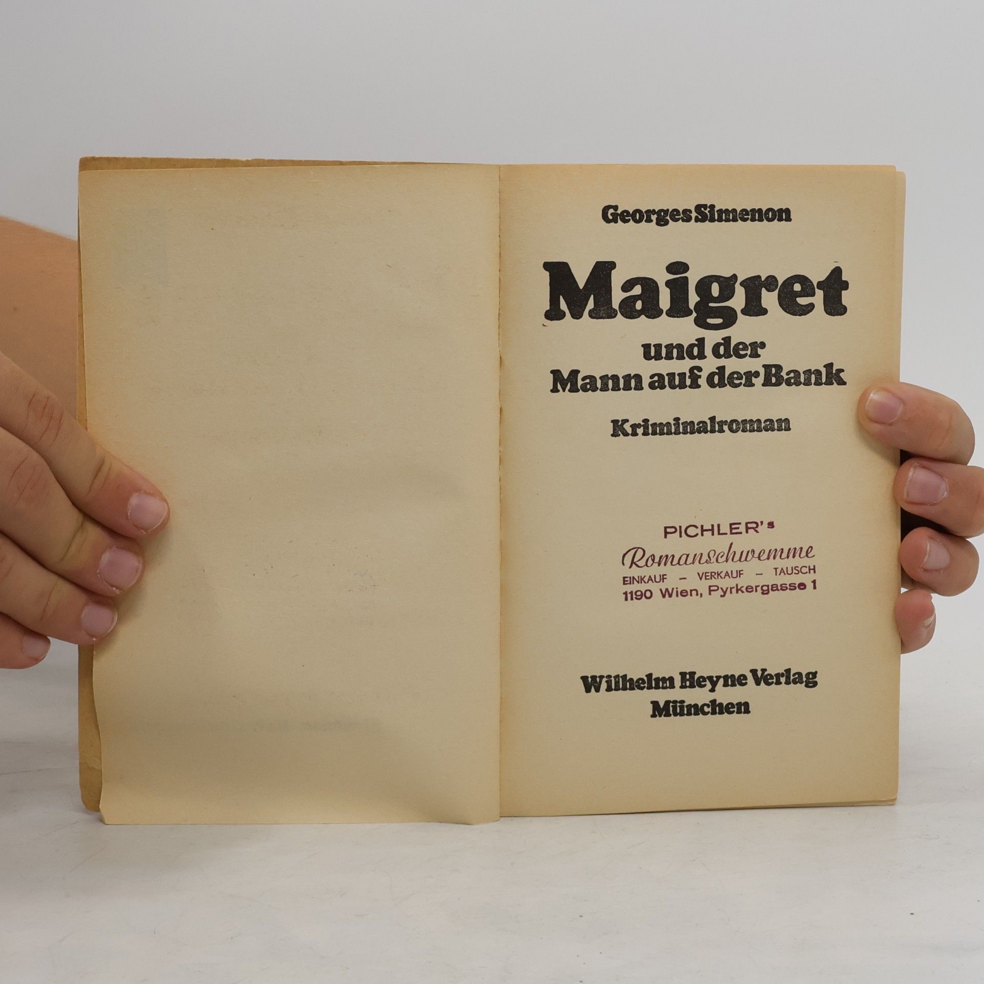 Georges Simenon Maigret und der Mann auf der Bank